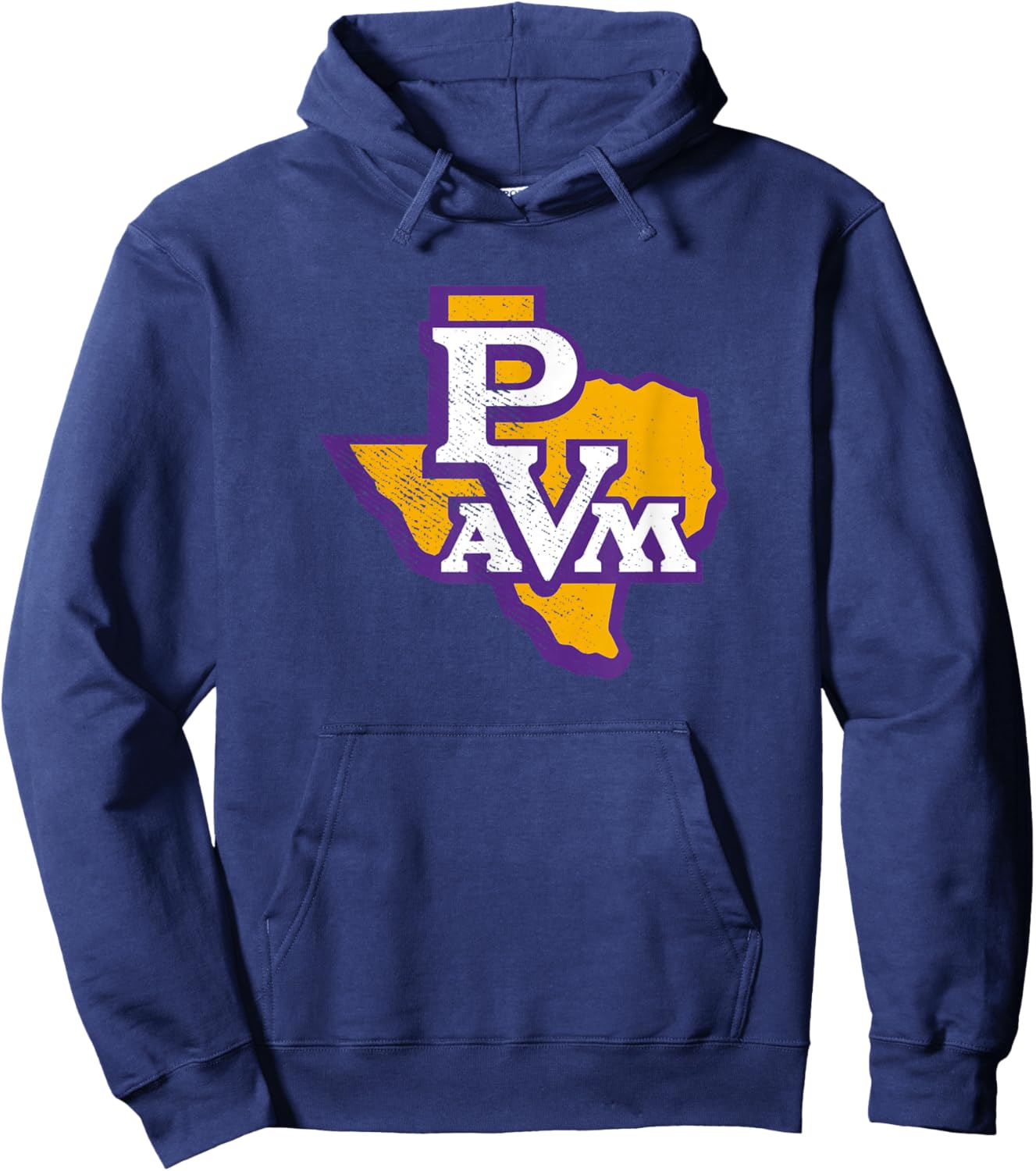 Prairie View A&M University Panthers State Shape Hoodie - Hoodie | Navy
