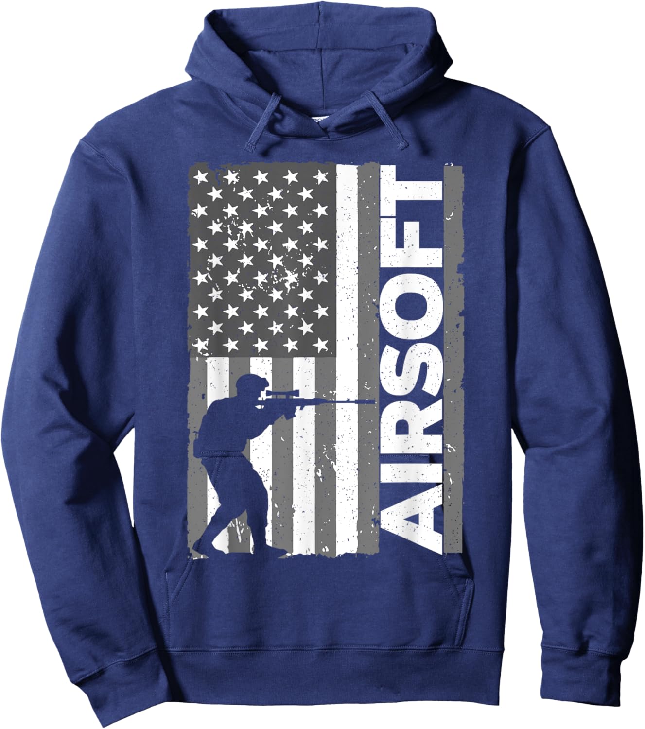 Cool Airsoft Art Women Airsoft Gun Airsoft Player Hoodie - Hoodie | Navy