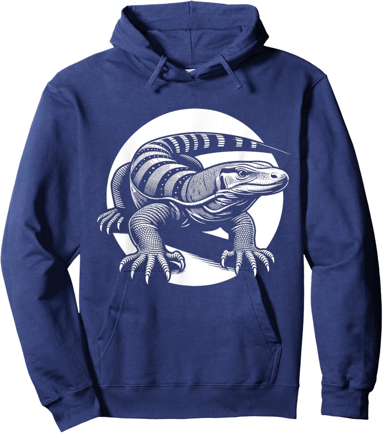 Komodo Dragon Monitor Lizard Hoodie - Hoodie | Navy