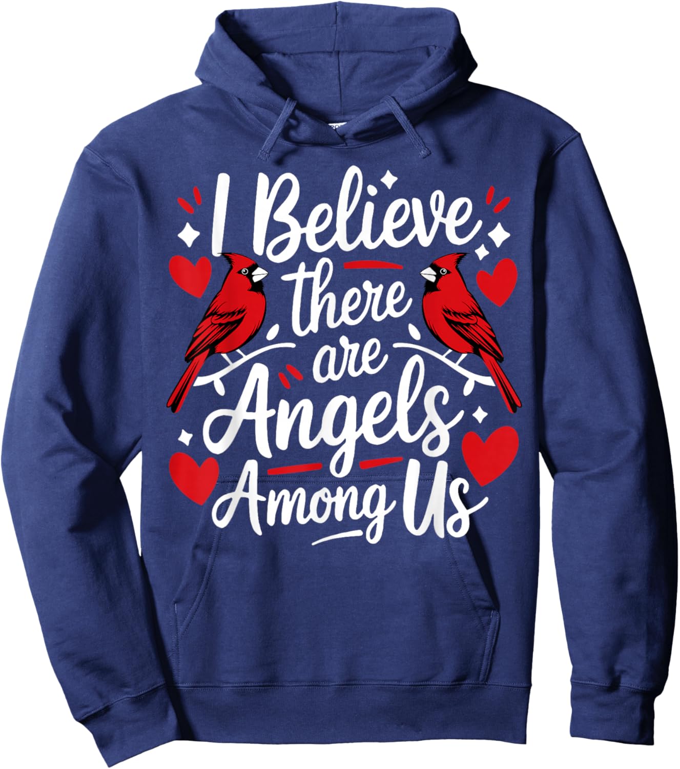 I believe There Are Angels Among Us Hoodie - Hoodie | Navy