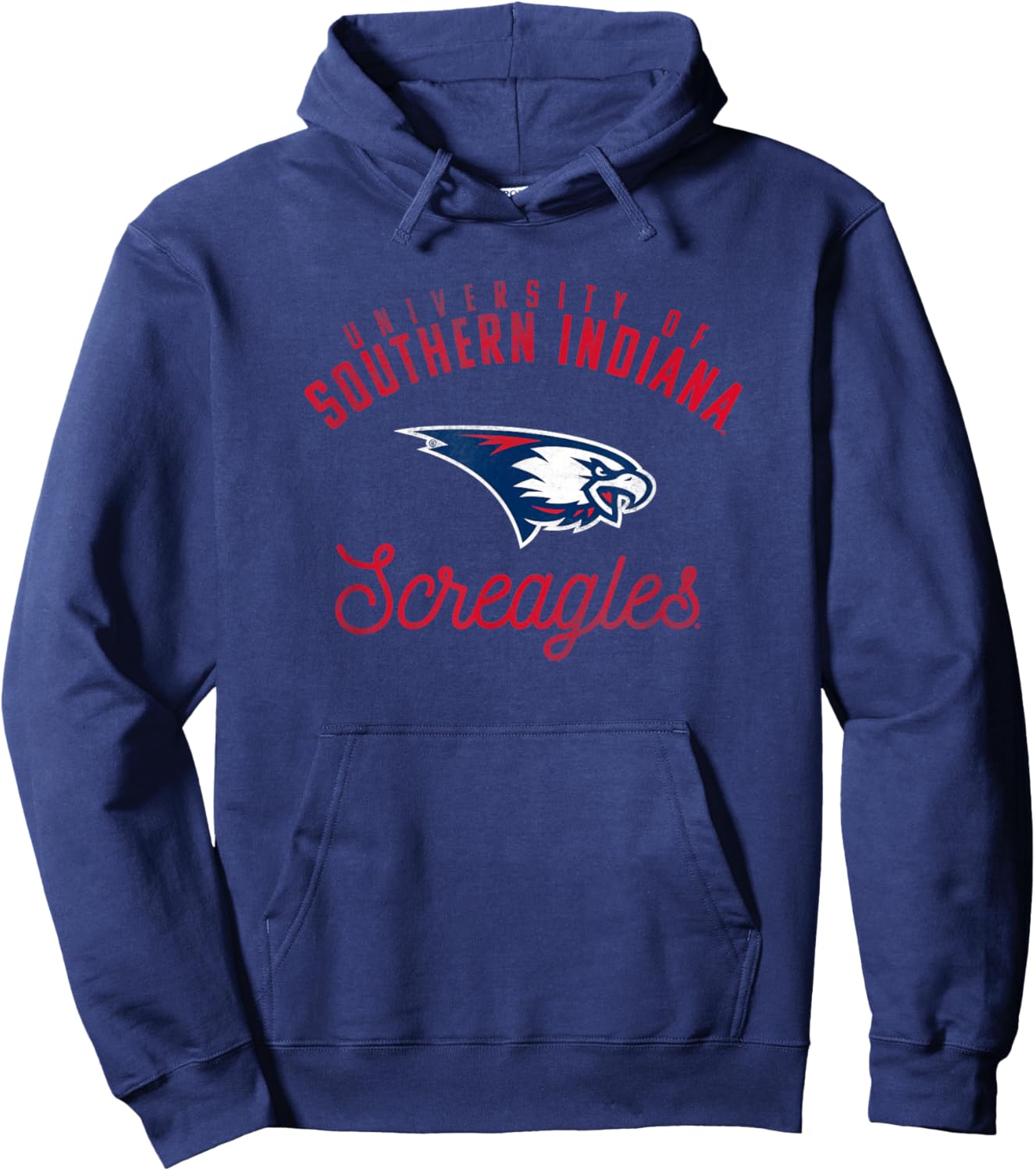 University of Southern Indiana USI Eagles Logo Hoodie - Hoodie | Navy