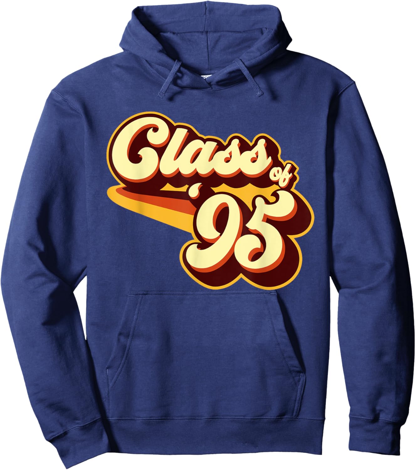 Class of 95 Reunion Retro 1995 Hoodie - Hoodie | Navy