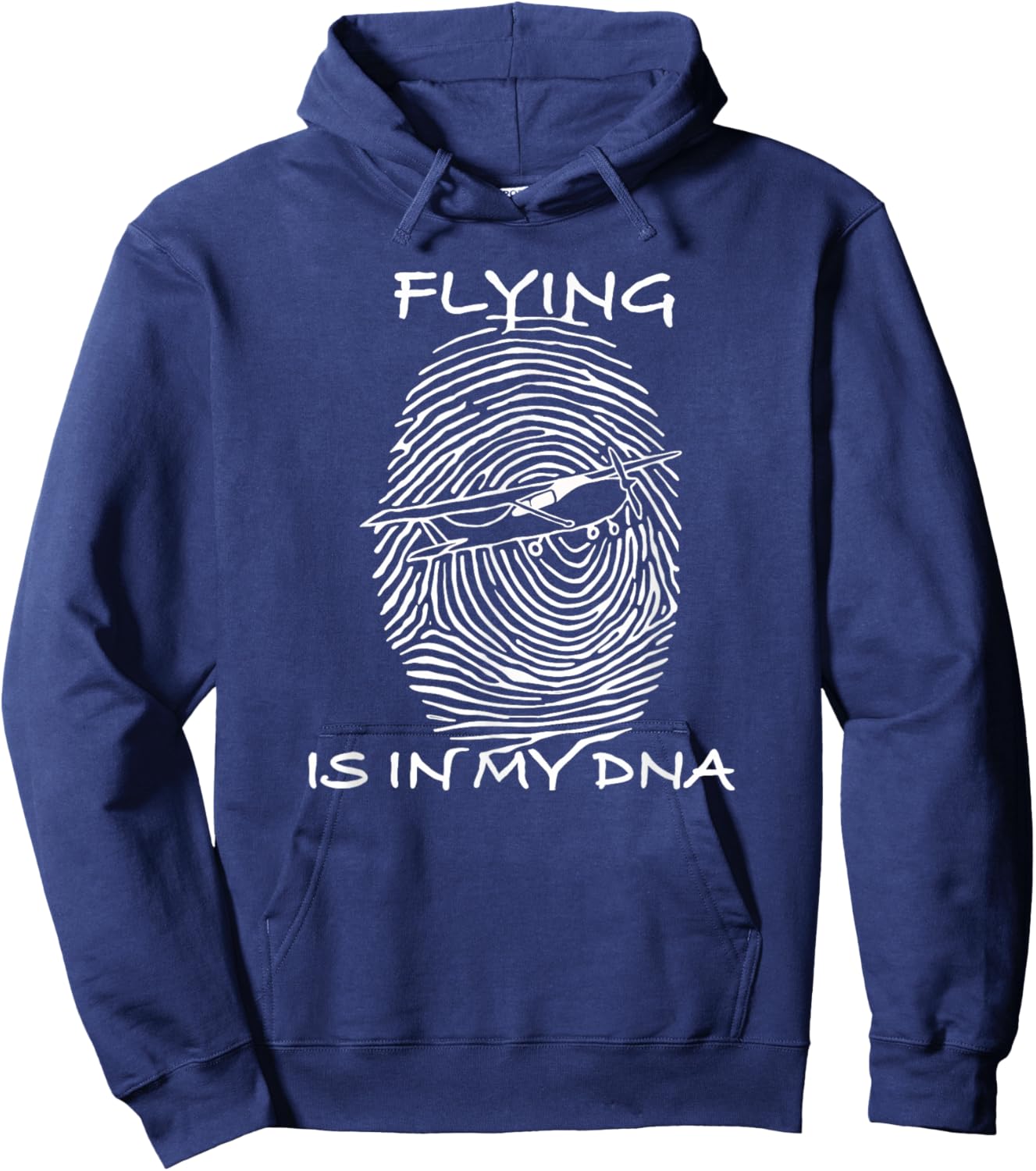 Cloud Surfing Apparel Pilot - Black, Small - Short Sleeve - Modern - Round Neck - Unique Graphic Design Hoodie - Hoodie | Navy