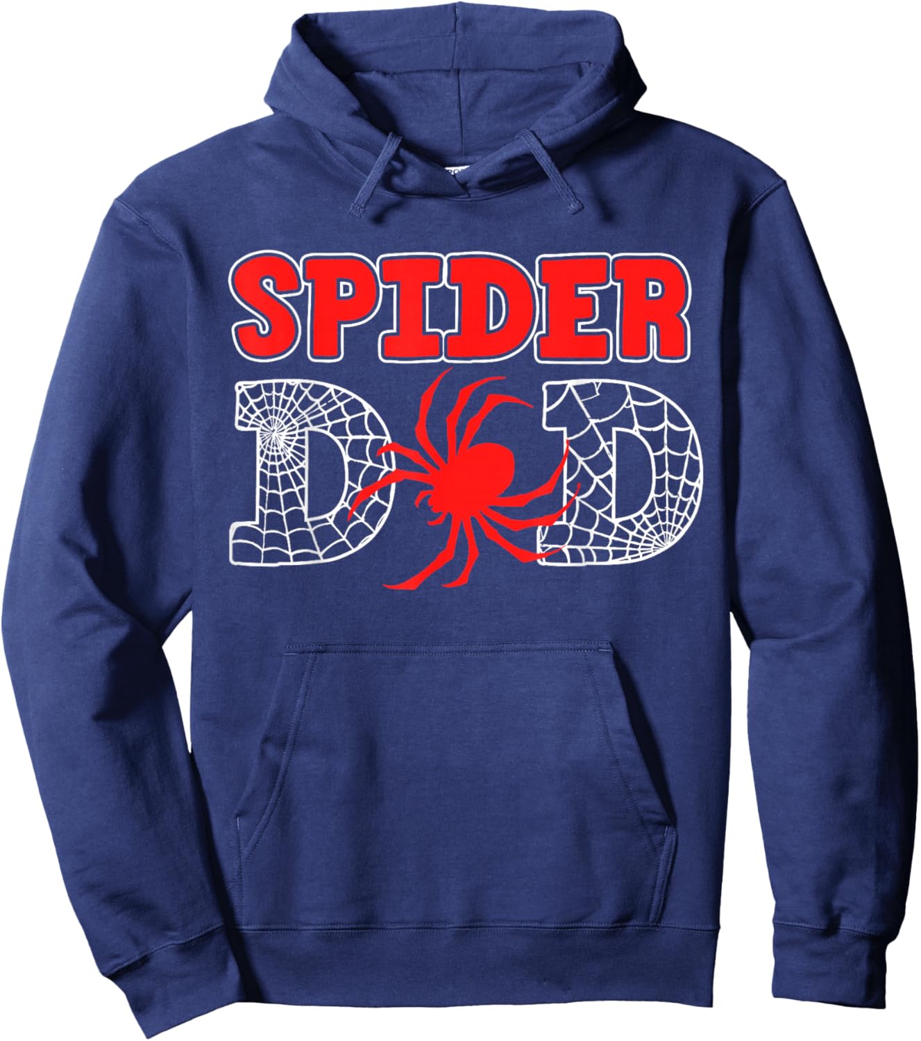 Spider Dad Spidey Birthday Family Matching Kid Daddy Spiders Hoodie - Hoodie | Navy