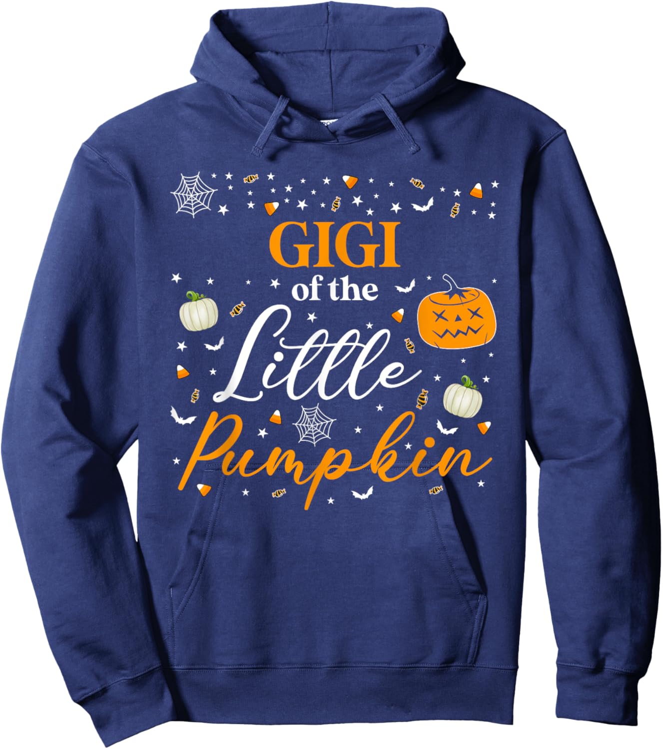 Gigi Of The Little Pumpkin Family Matching Halloween Hoodie - Hoodie | Navy