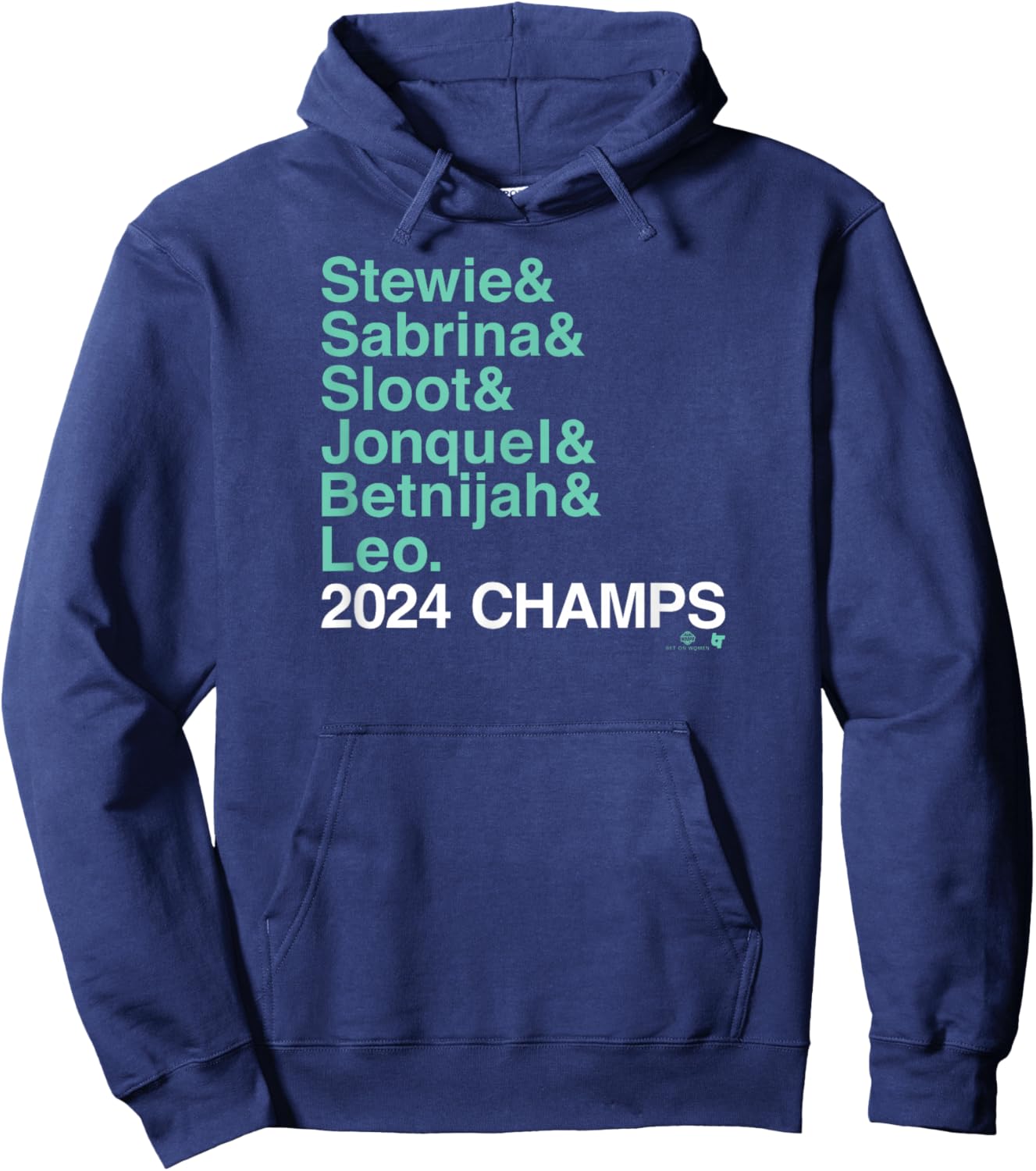 Ampersand 2024 Champs - New York Basketball Hoodie - Hoodie | Navy