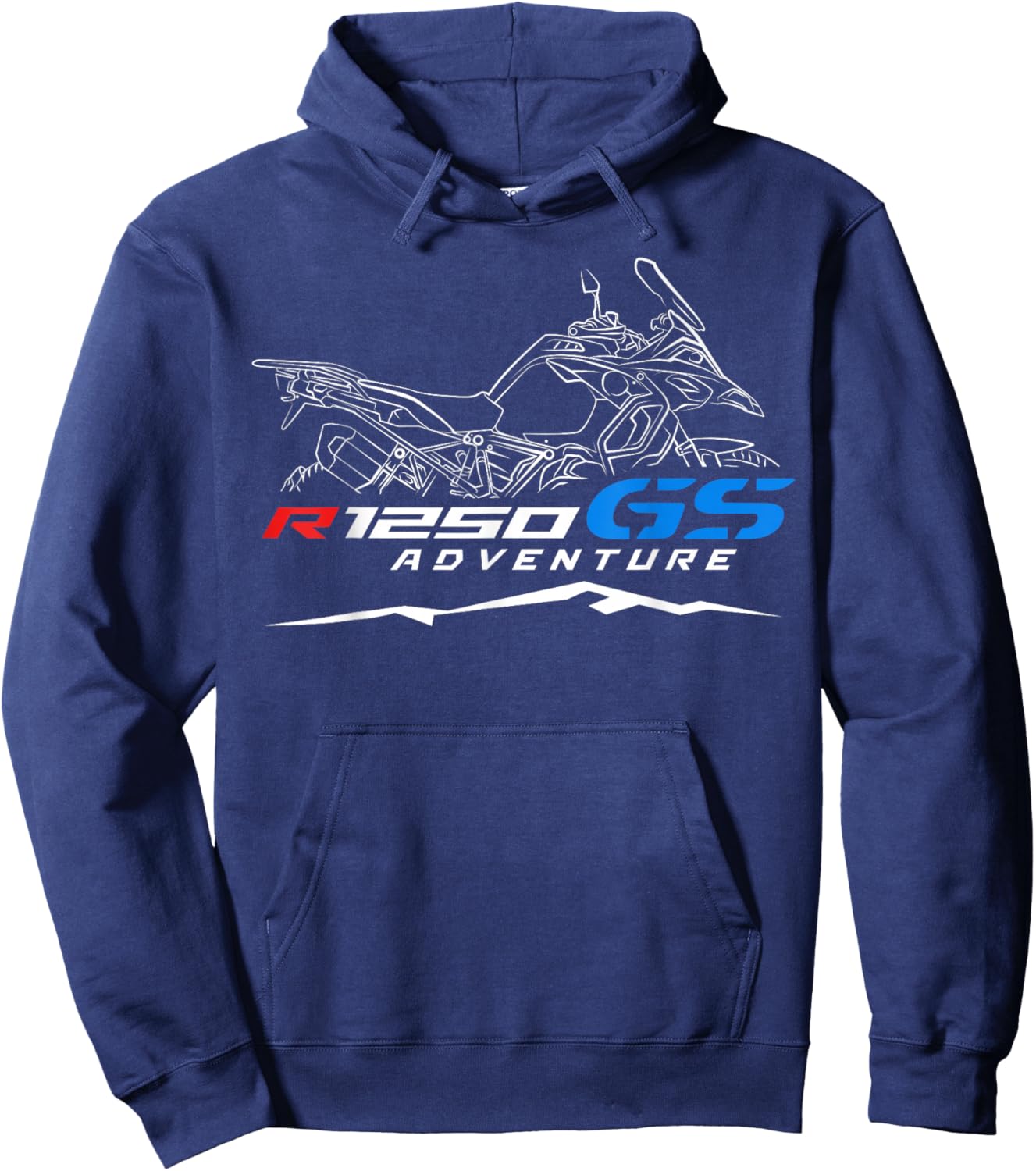 R1250GSA 2019-2024 for Adventure Riders, Motorcycle Hoodie - Hoodie | Navy