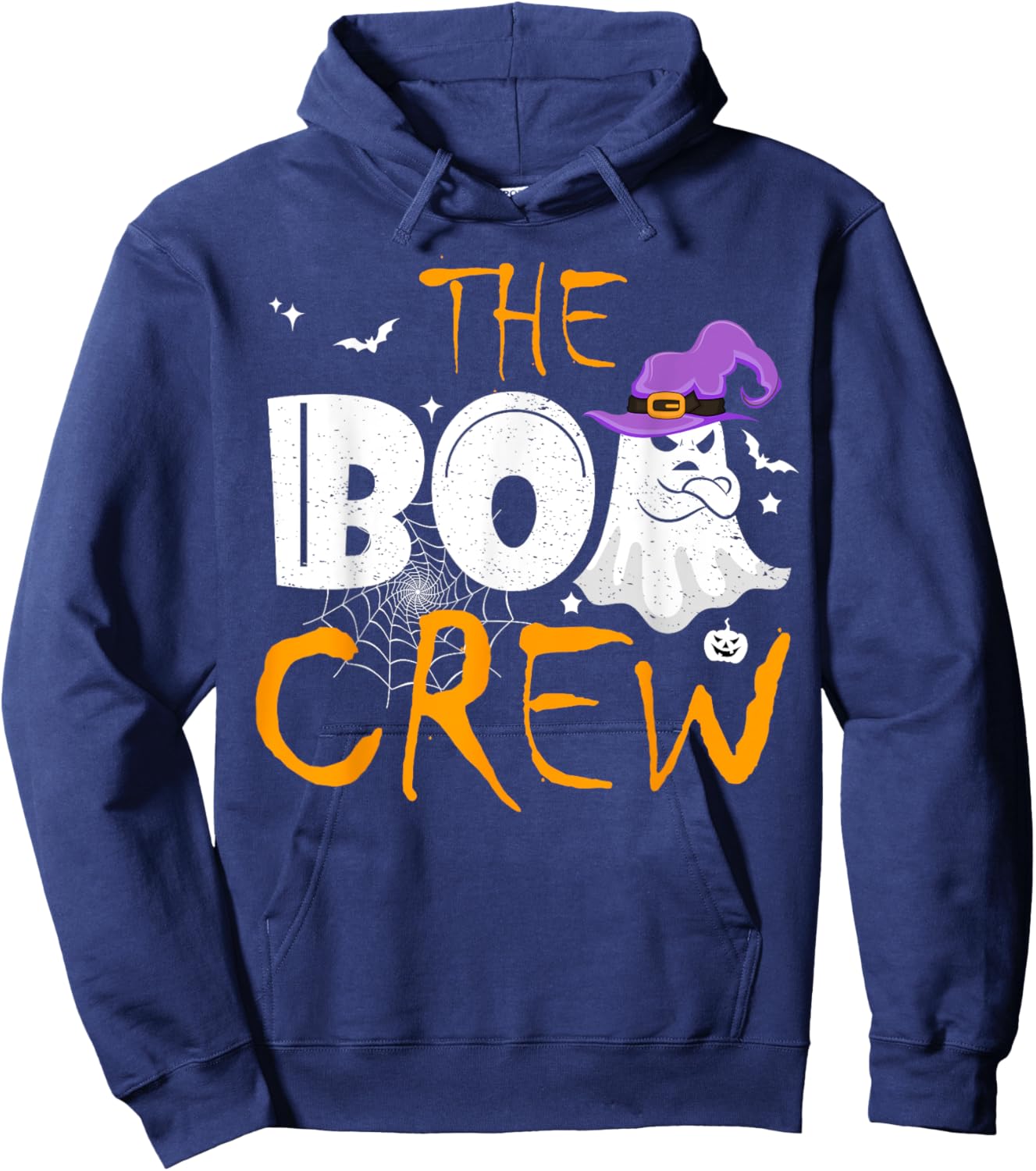 Halloween Ghost The Boo Crew Matching family Women Kids Men Hoodie - Hoodie | Navy