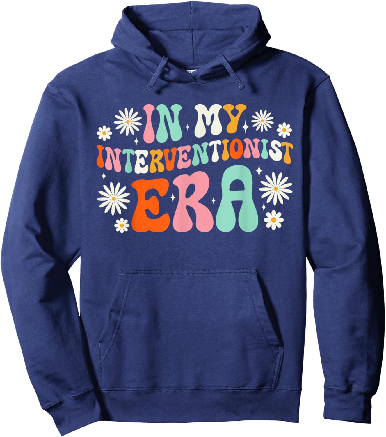 Reading Interventionist Teacher In My Interventionist Era Hoodie - Hoodie | Navy