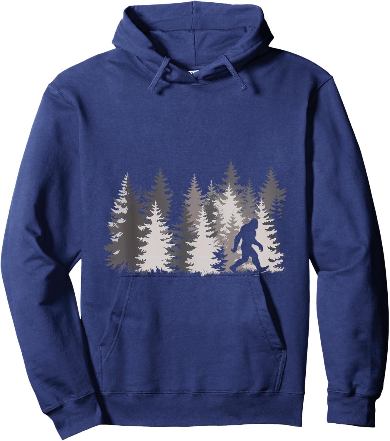 Sasquatch Forest Legend Nature Hoodie - Hoodie | Navy