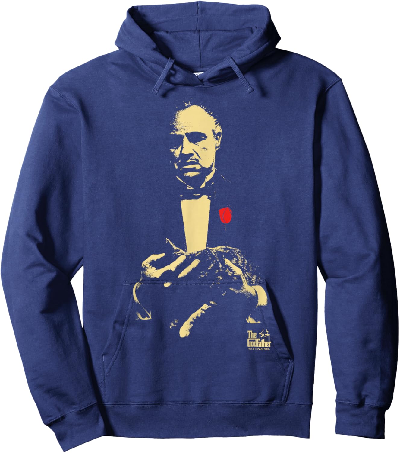The Godfather Vito Don Corleone With Cat Hoodie - Hoodie | Navy