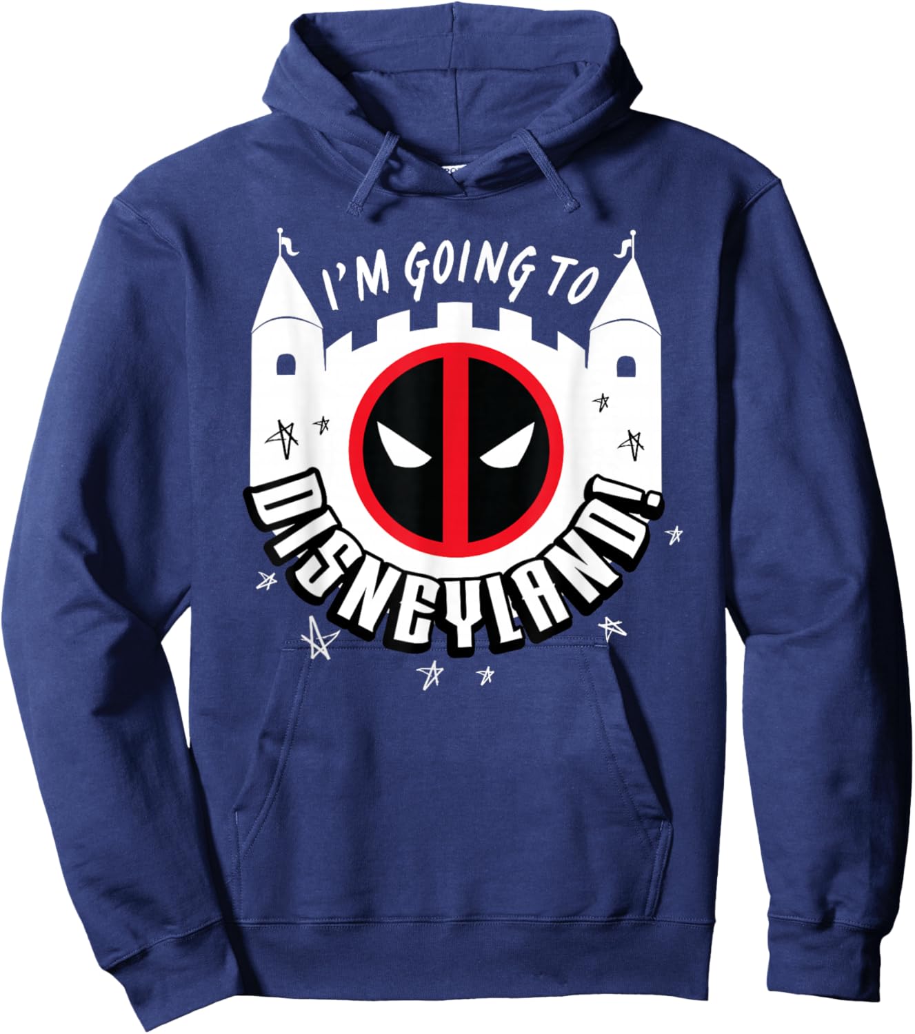 Marvel Studios Deadpool & Wolverine I’m Going to Disneyland Hoodie - Hoodie | Navy