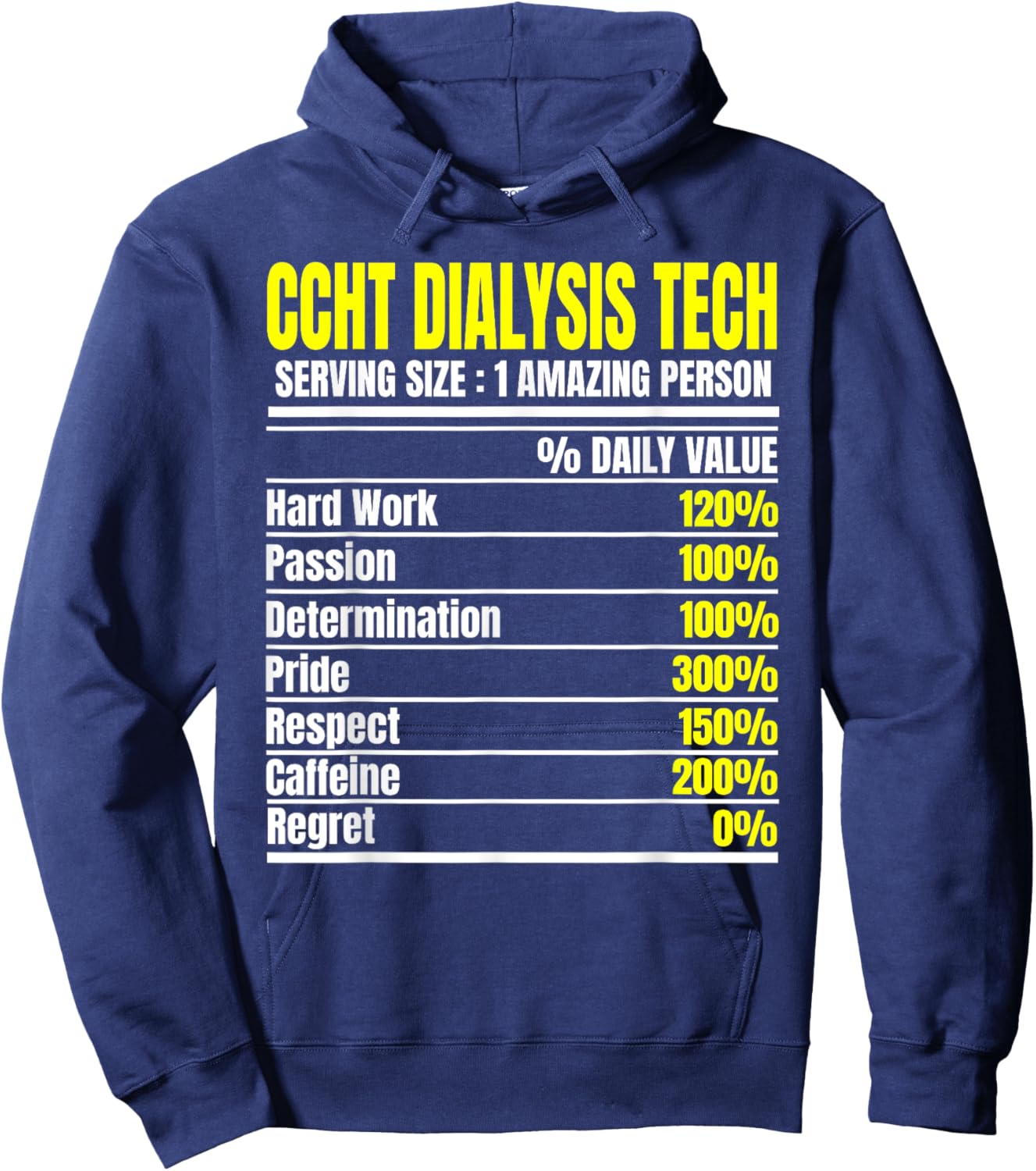 Certified Clinical Hemodialysis Technician CCHT Doctor Hoodie - Hoodie | Navy