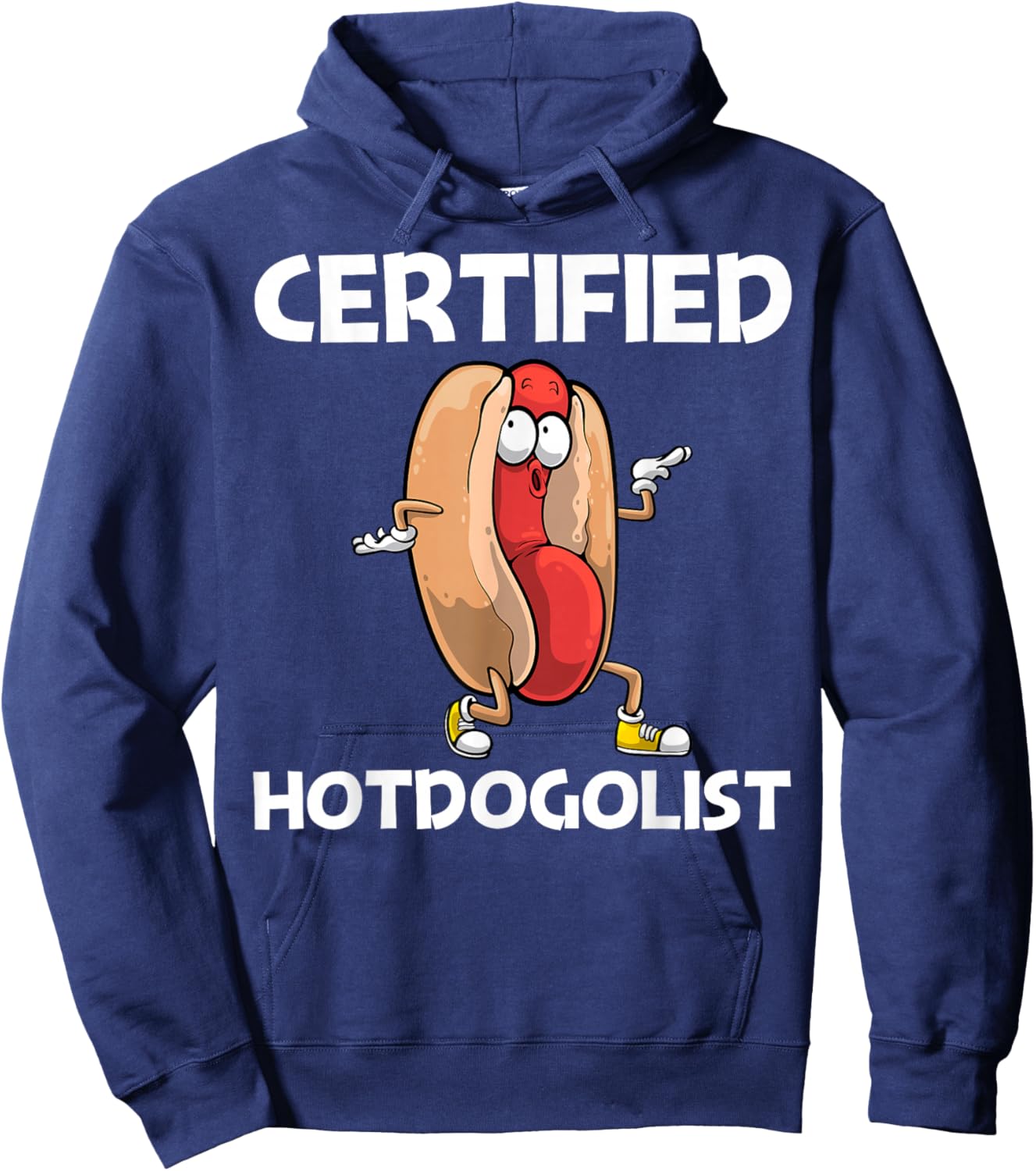 Cool Hotdog Outfit Women Adult Hotdog Hot Dog Lover Hoodie - Hoodie | Navy