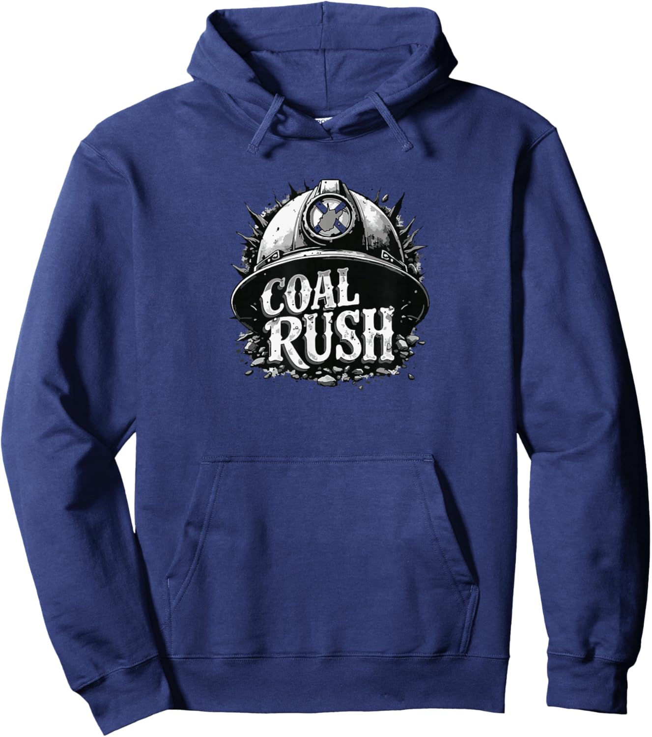 West Virginia Coal Rush Hoodie - Hoodie | Navy