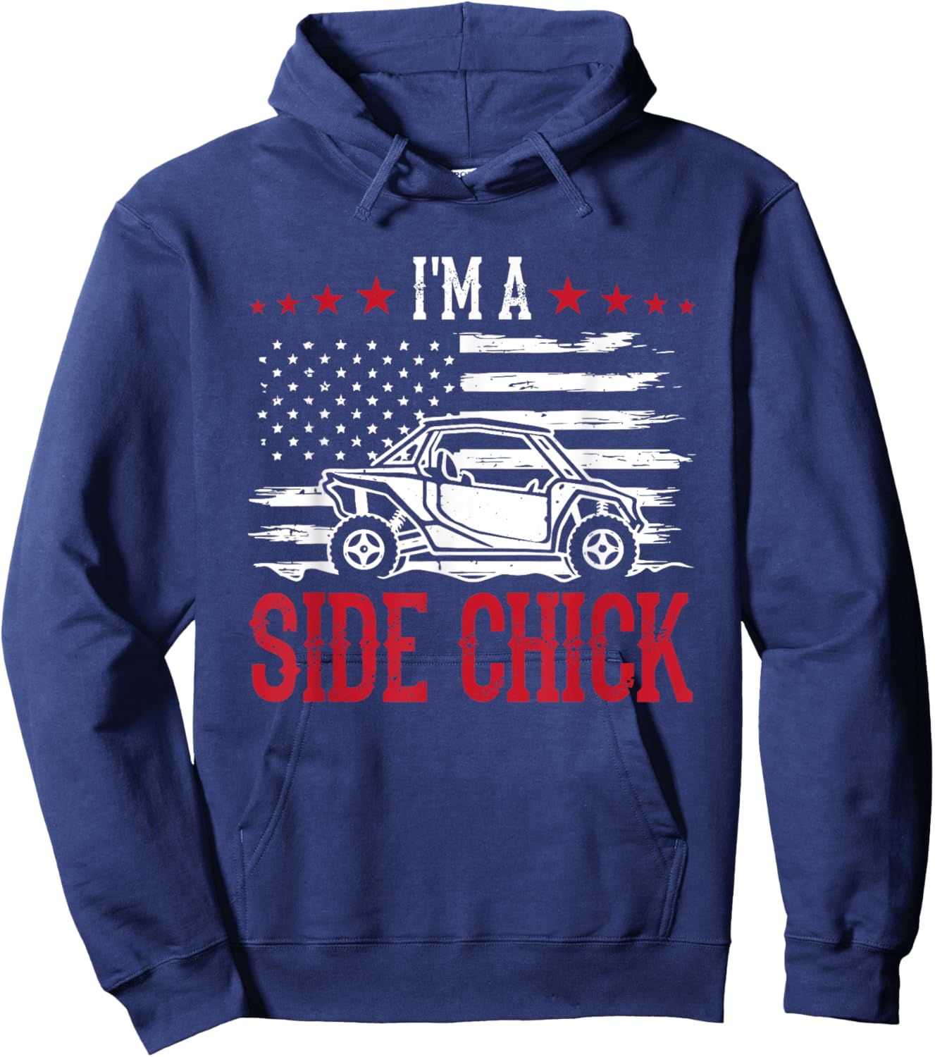 I'm a Side Chick SXS Hoodie - Hoodie | Navy