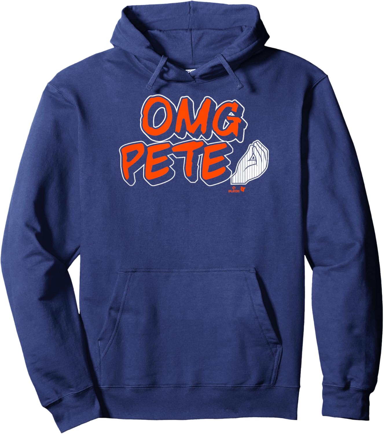 Pete Alonso OMG Chef's Kiss - New York Baseball Hoodie - Hoodie | Navy