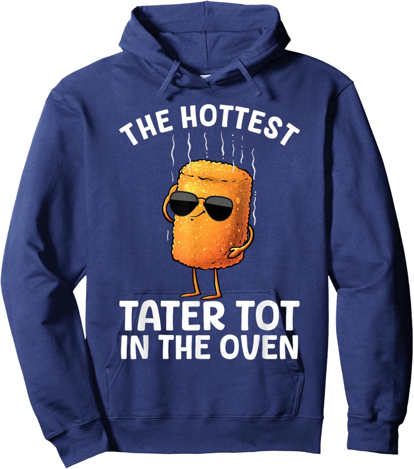 Cool Tater Tot Design Women Kids Potato Tater Tot Hoodie - Hoodie | Navy
