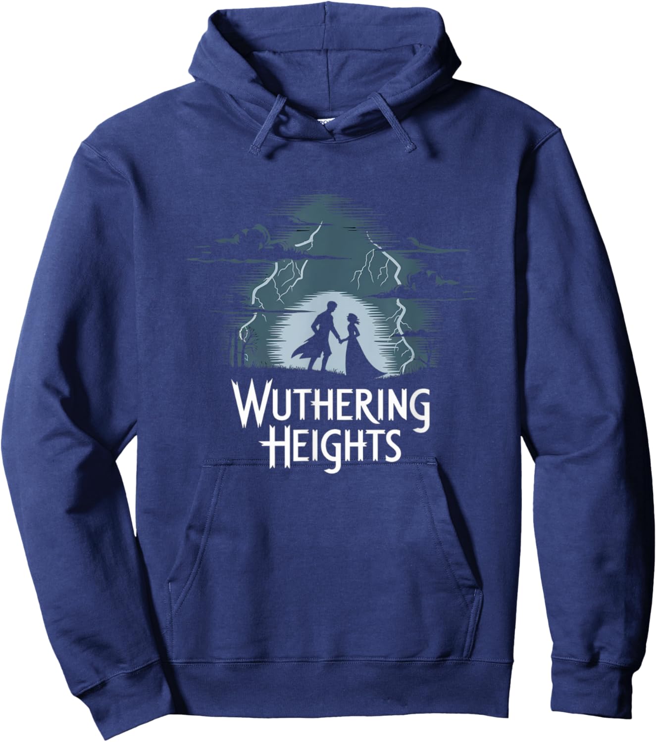 Wuthering Heights Gothic Romance Classic Literature Bookworm Hoodie - Hoodie | Navy