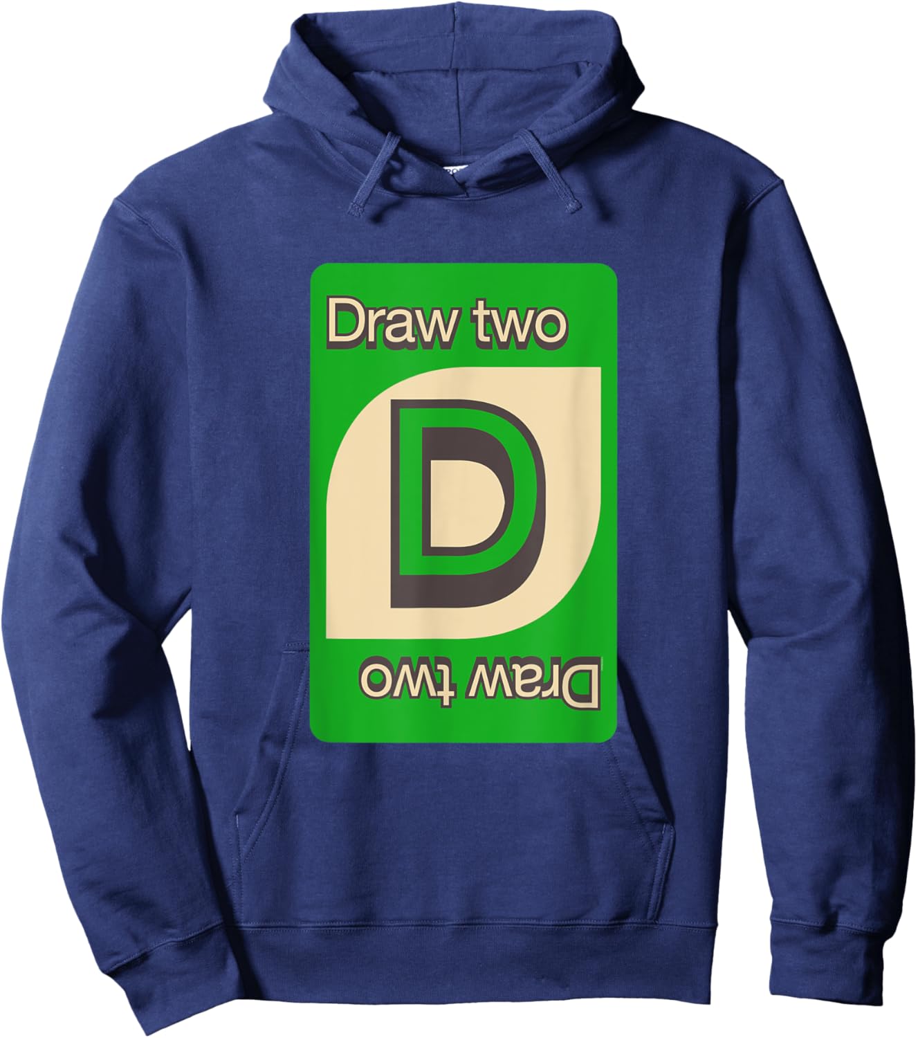 UNO Vintage Draw Two Hoodie - Hoodie | Navy