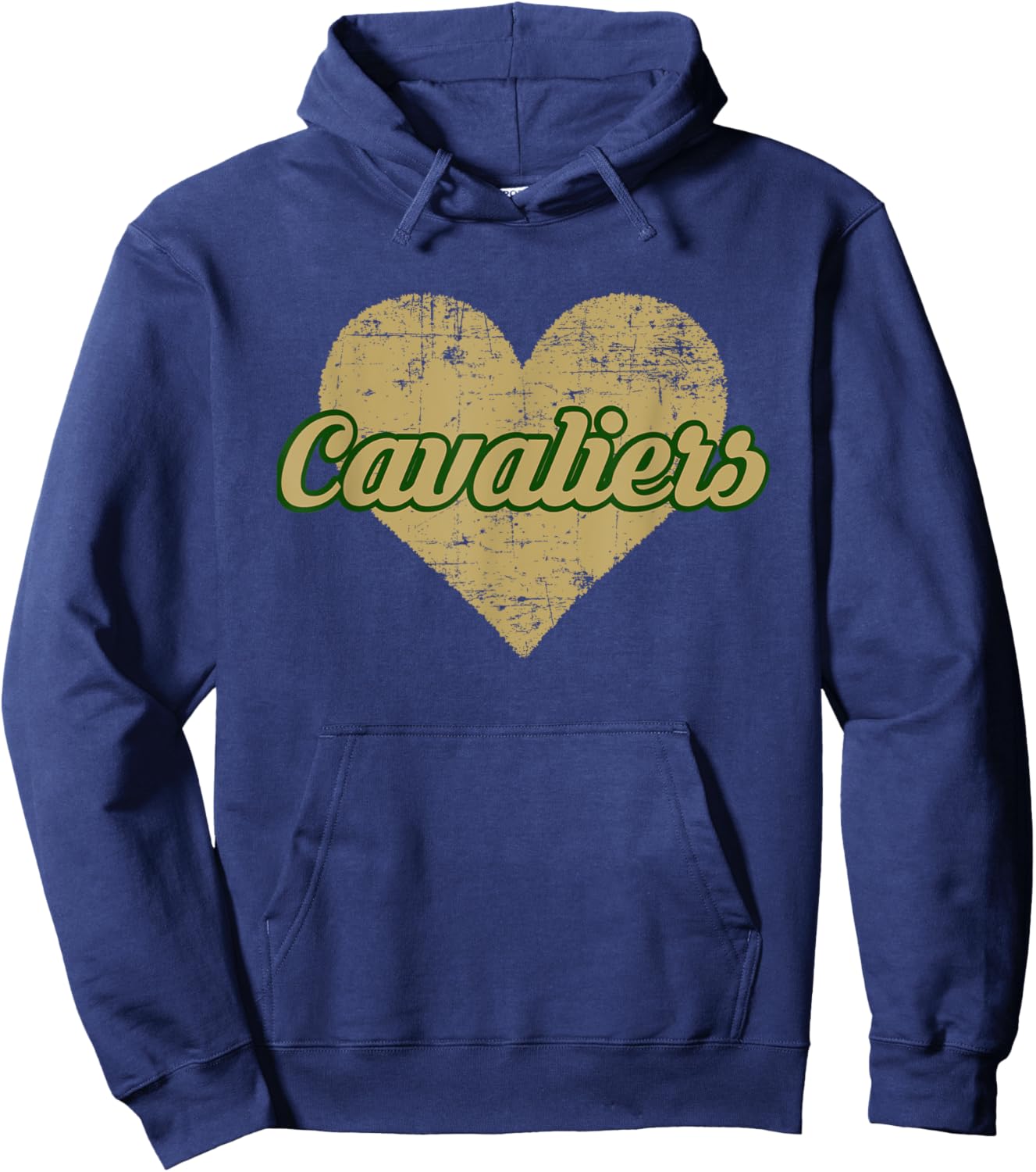 Sioux Falls Jefferson Cavaliers Over Heart Hoodie - Hoodie | Navy