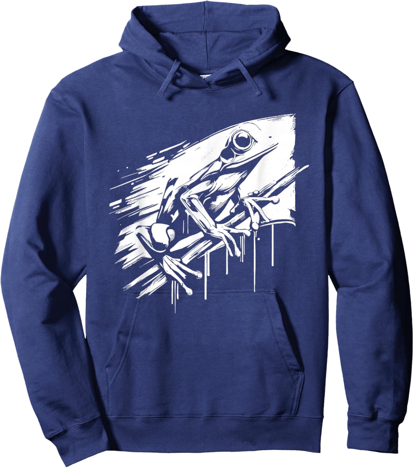 Coqui Frog Rainforest - Puerto Rico Nocturnal Taino Boricua Hoodie - Hoodie | Navy