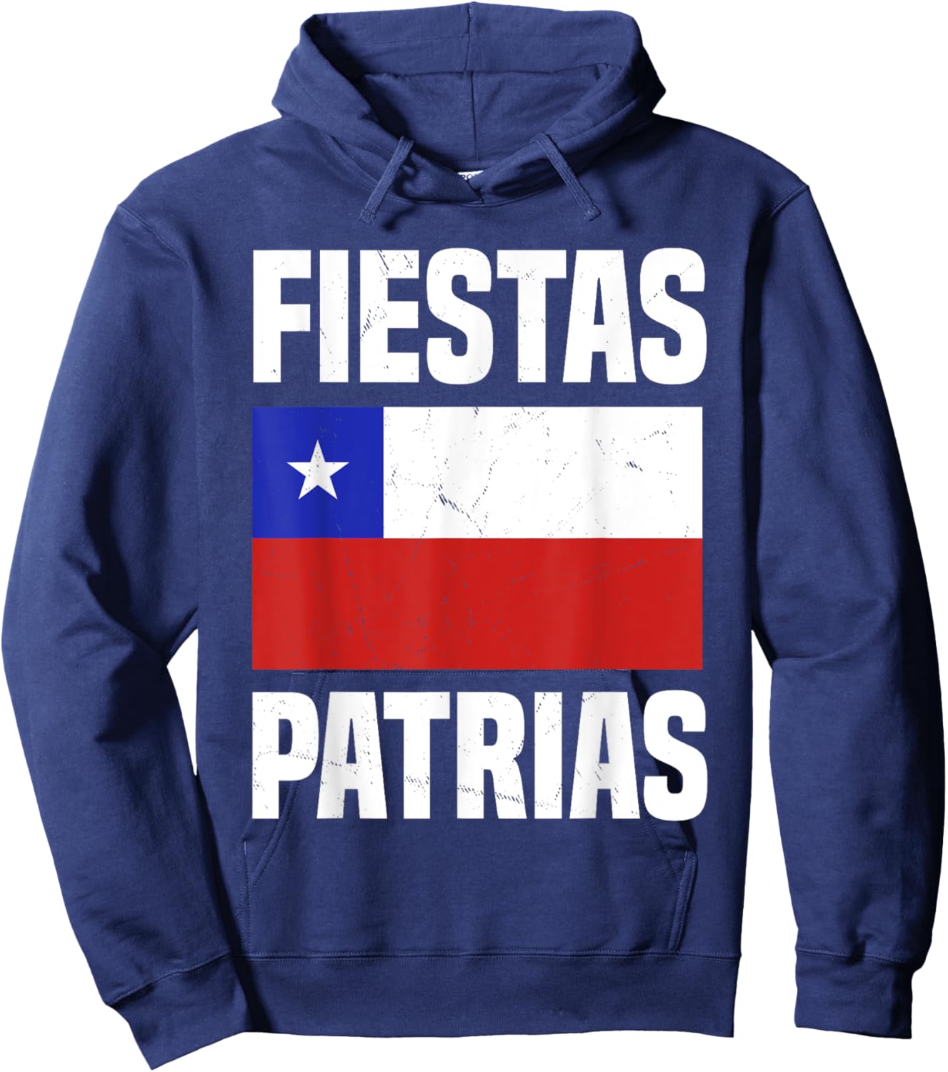 Fiestas Patrias Chilean Flag Chile Independence Day Hoodie - Hoodie | Navy