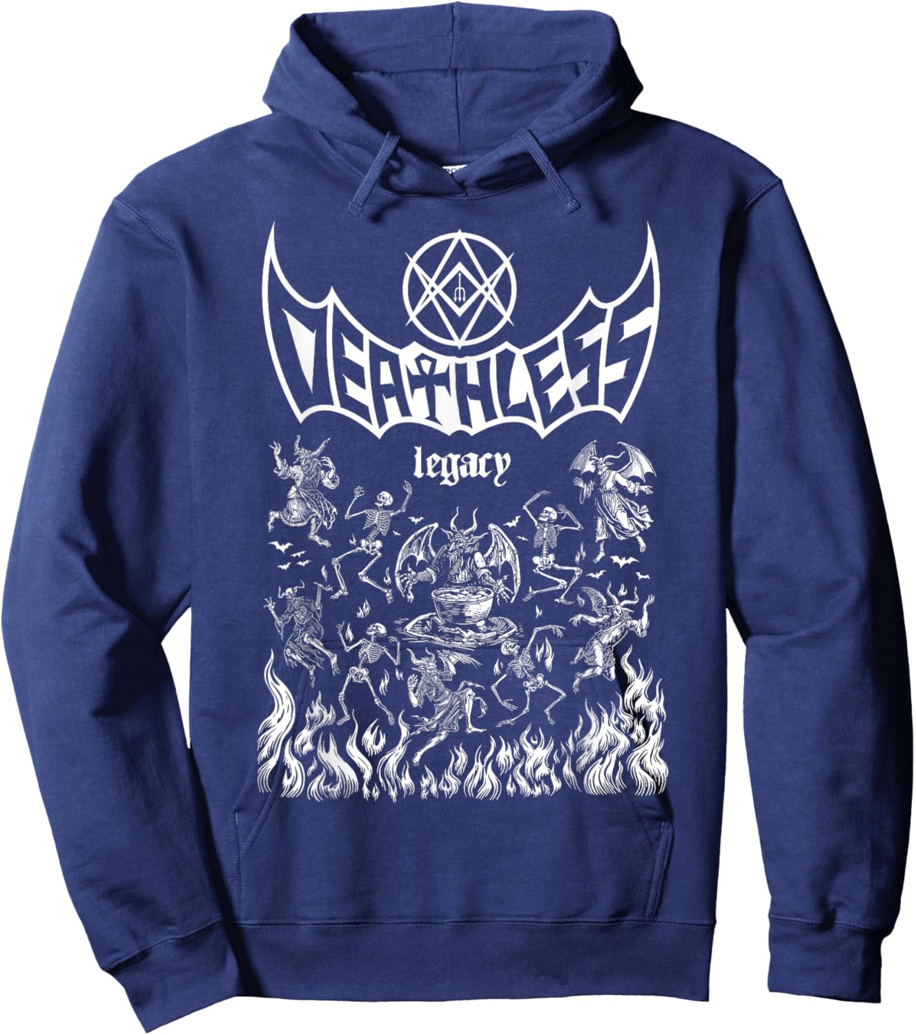 Deathless Legacy Sabbath Hoodie - Hoodie | Navy