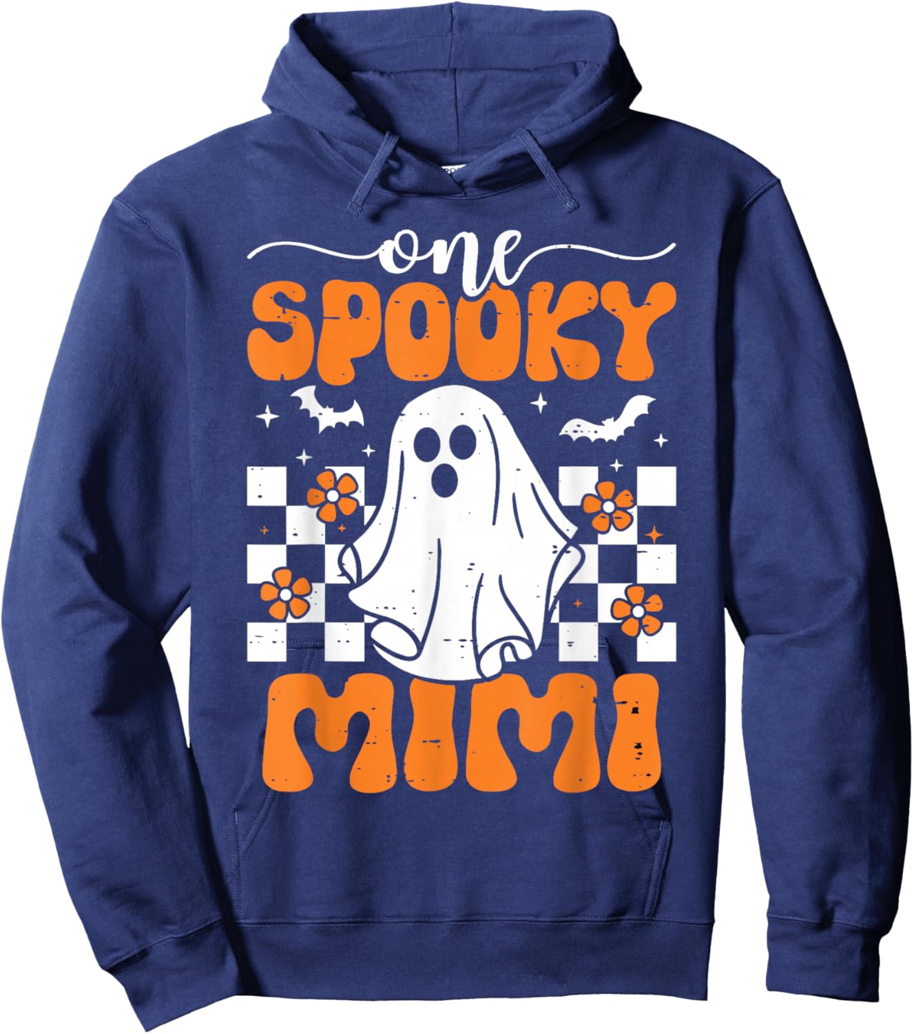 One Spooky Mimi Matching Family Halloween Costumes Hoodie - Hoodie | Navy
