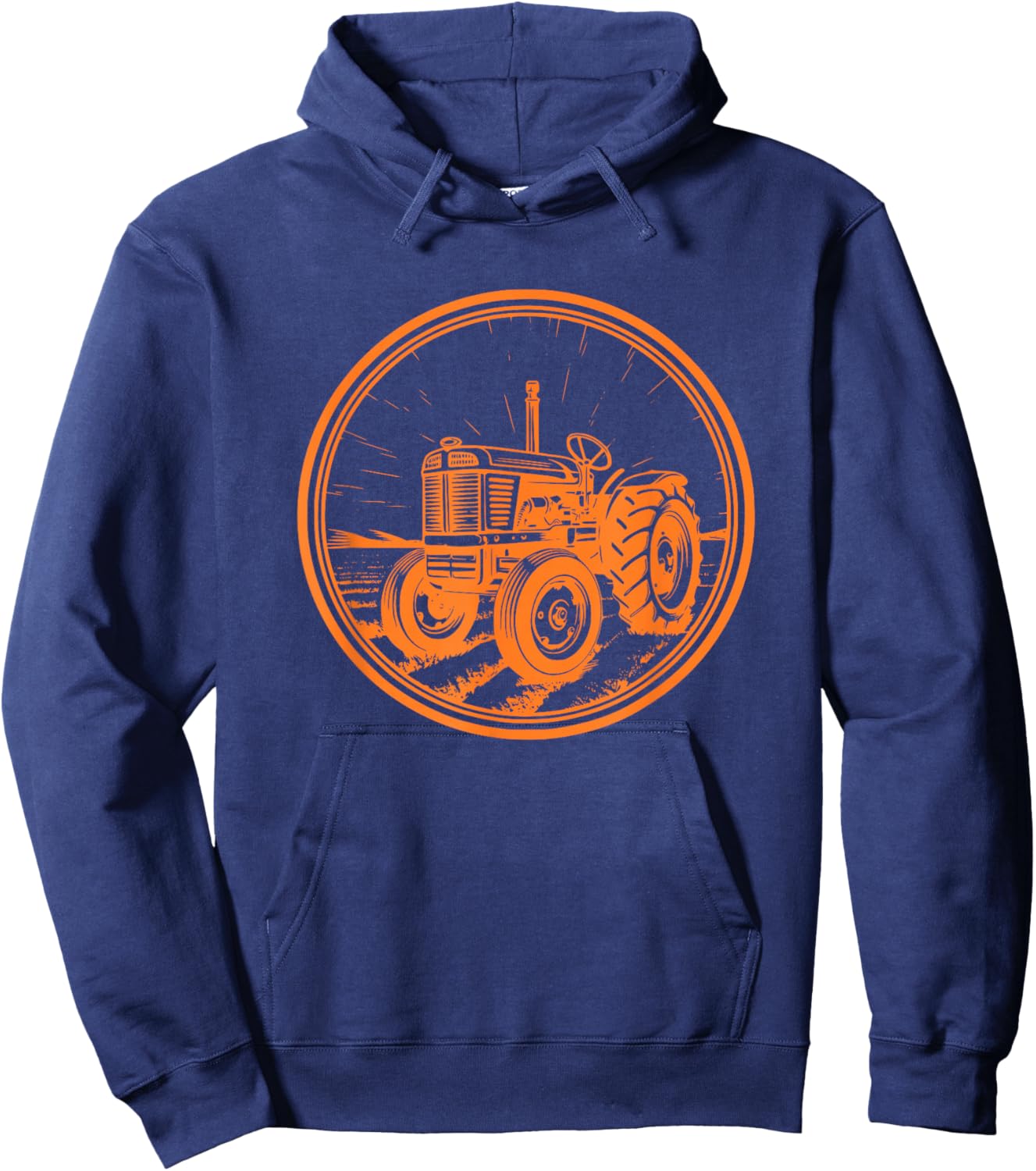Vintage Alis Chalmers WD45 Tractor Farming Style product Hoodie - Hoodie | Navy