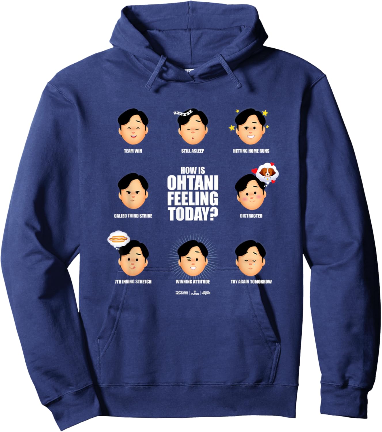 Shohei Ohtani Los Angeles Feeling Today? MLB Players Hoodie - Hoodie | Navy