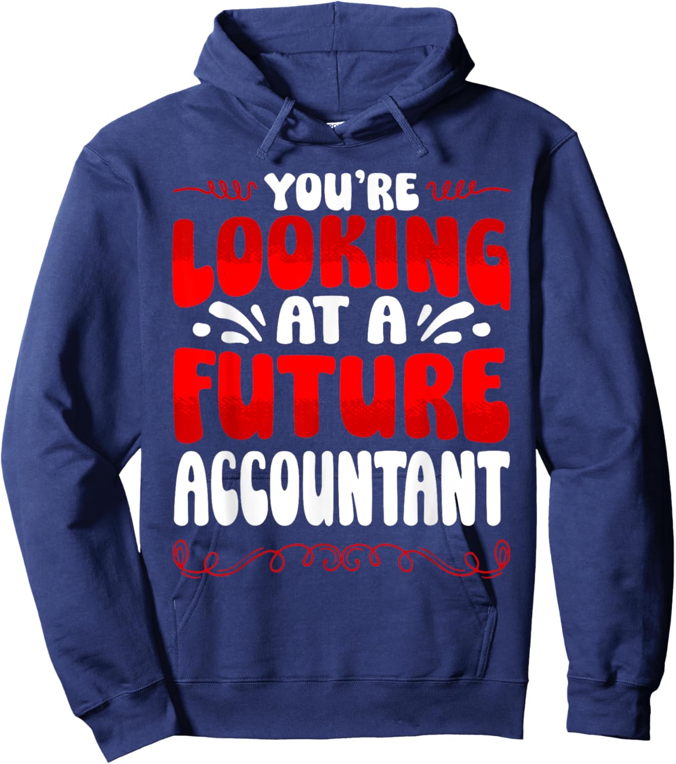 You're Looking At A Future Accountant Hoodie - Hoodie | Navy