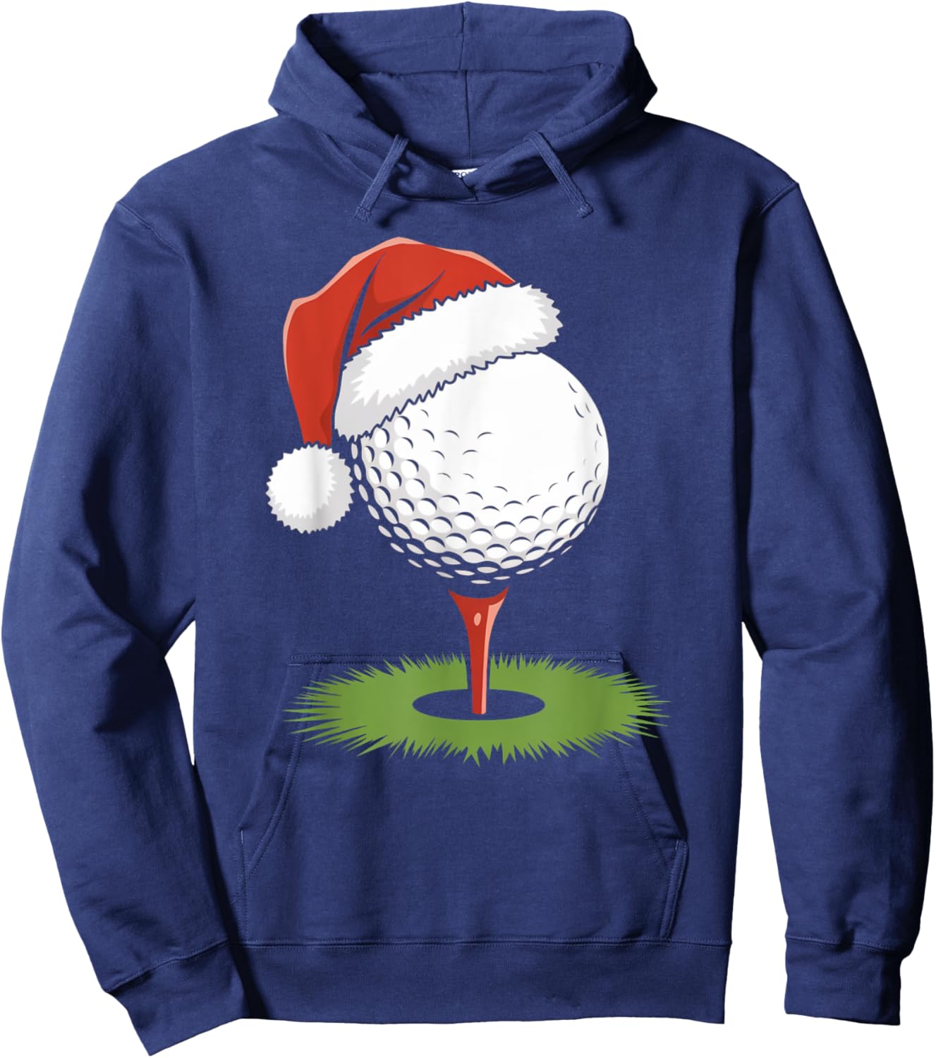 Santa Golf Ball for Christmas Golf Ball Christmas Boys Hoodie - Hoodie | Navy