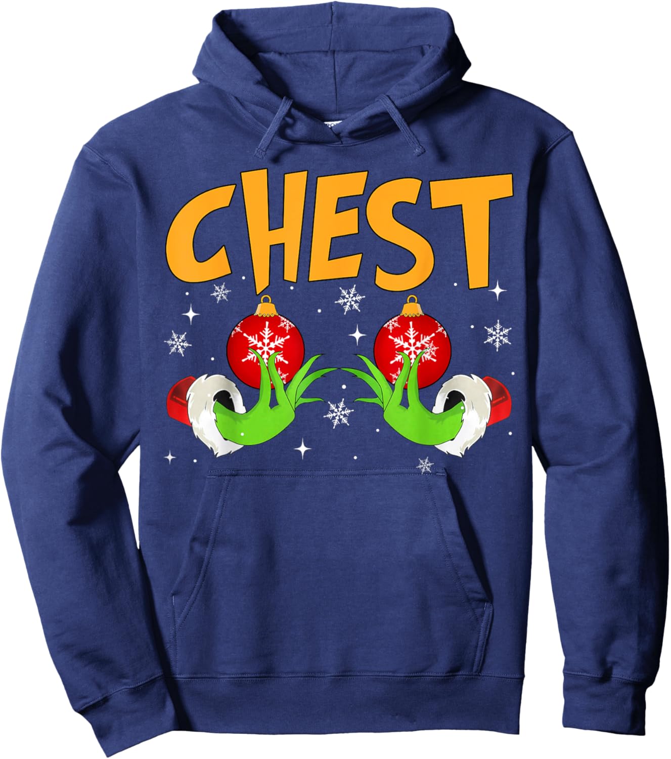 Chest Nuts Matching Chestnuts Christmas Snow Couples Women Hoodie - Hoodie | Navy