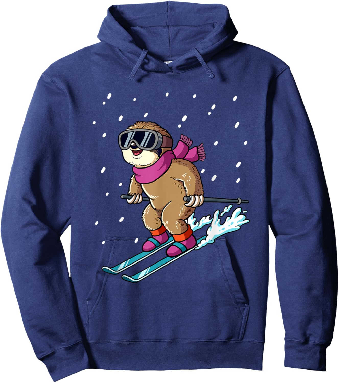 Ski Skiing Hoodie - Hoodie | Navy