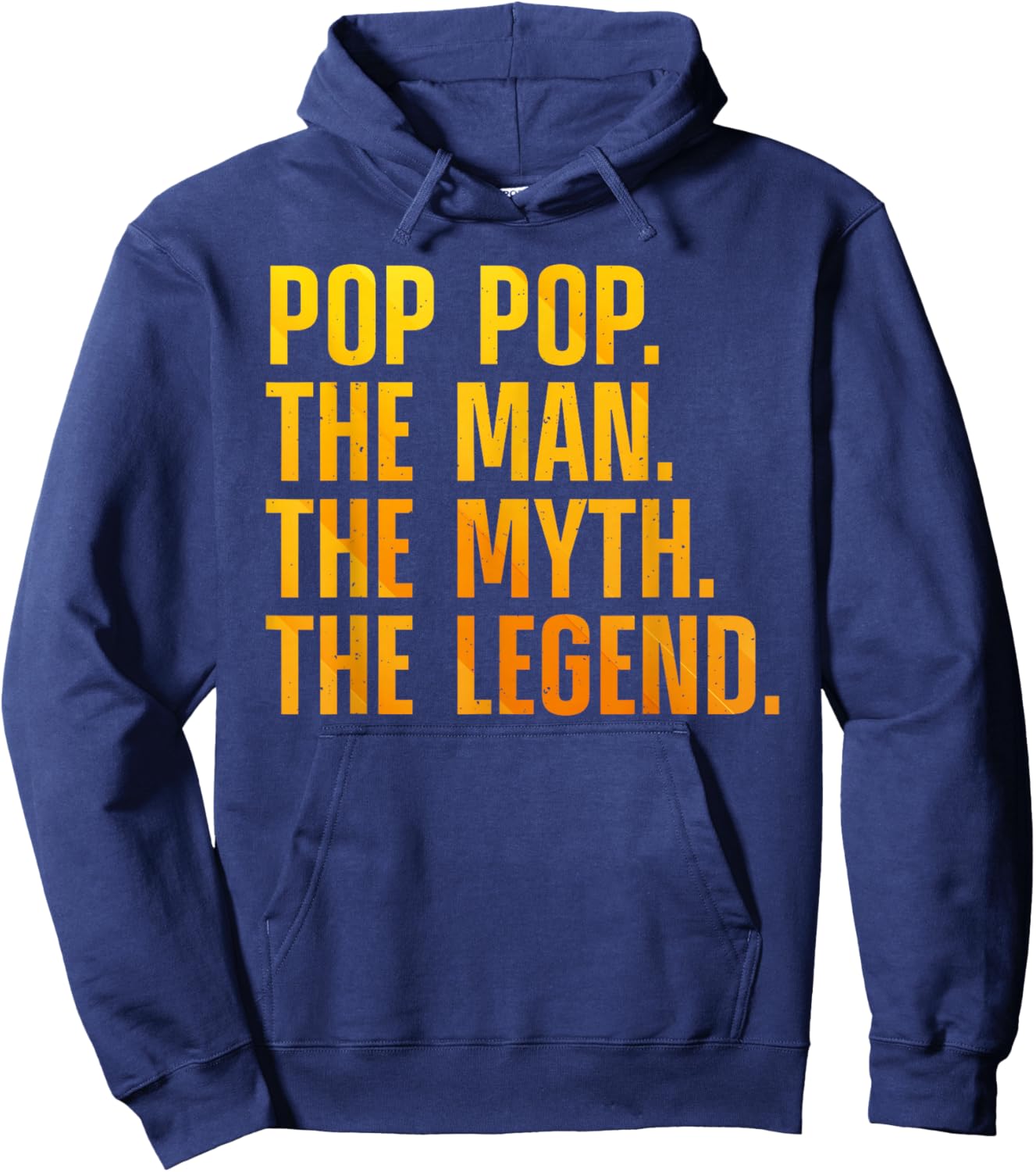 Pop Pop Art For Grandpa Grandfather From Grandkids Pop Pop Hoodie - Hoodie | Navy