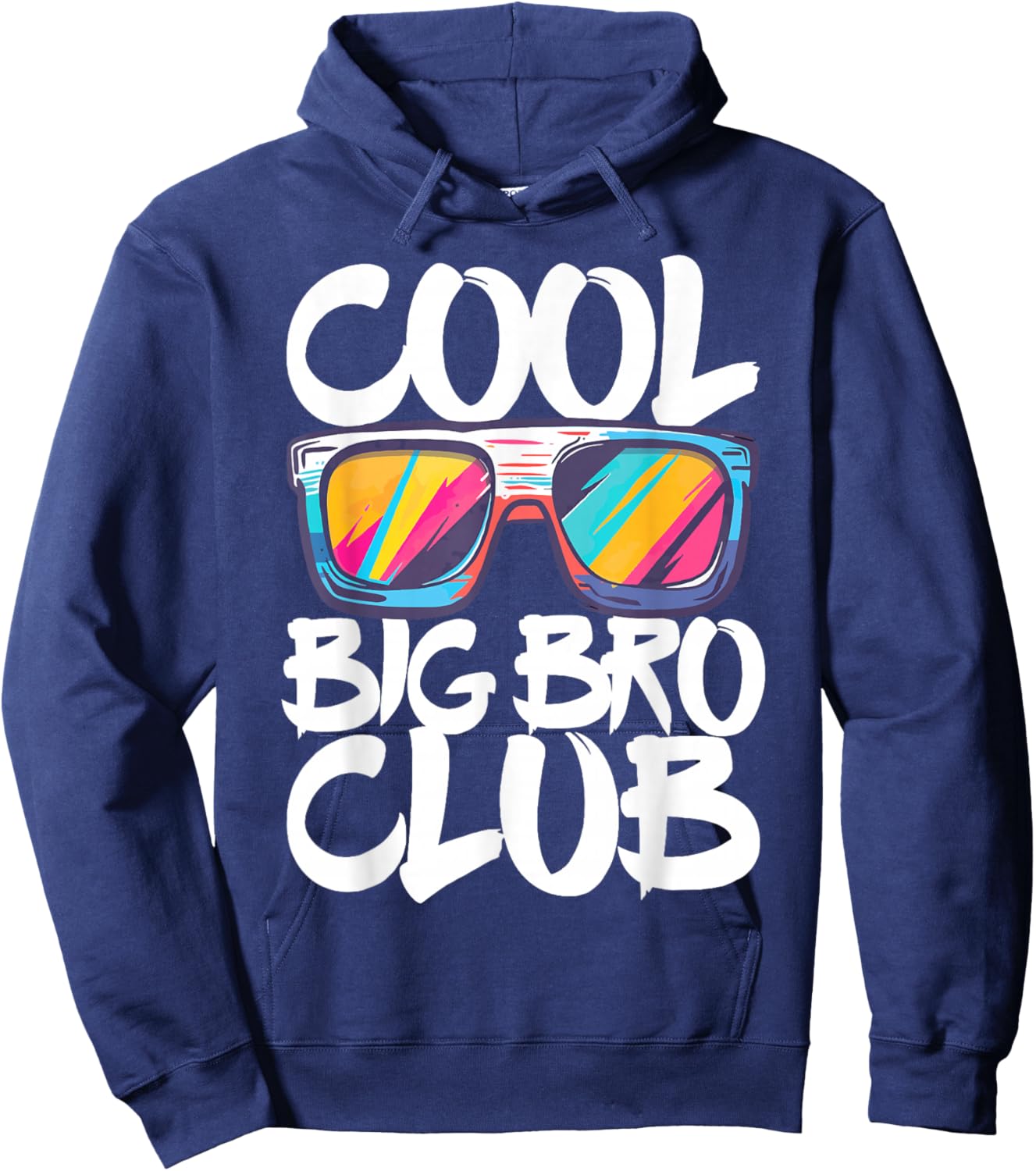 Cool Big Bro Club Shirt Big Brother Matching Family Hoodie - Hoodie | Navy