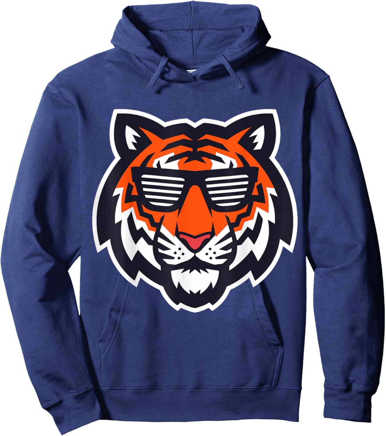 Bengal Tiger with Sunglasses Hoodie - Hoodie | Navy