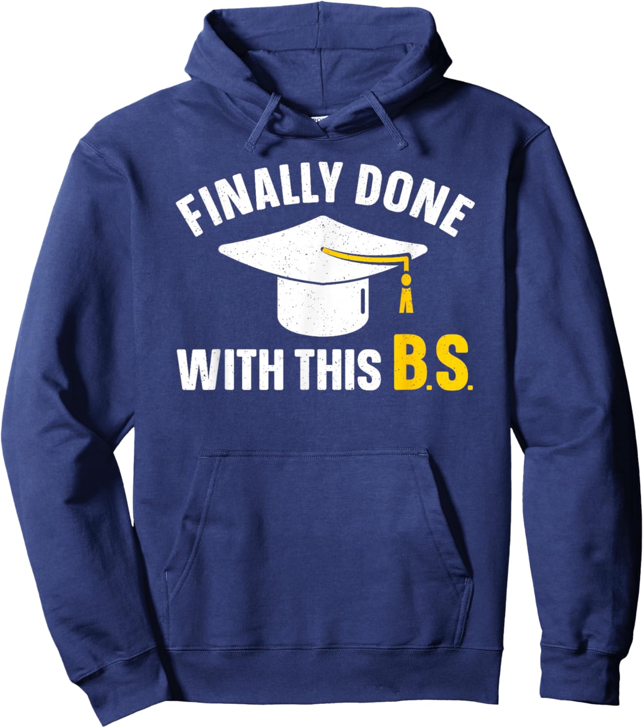 Graduation Art Women Bachelor Of Science Graduation Hoodie - Hoodie | Navy