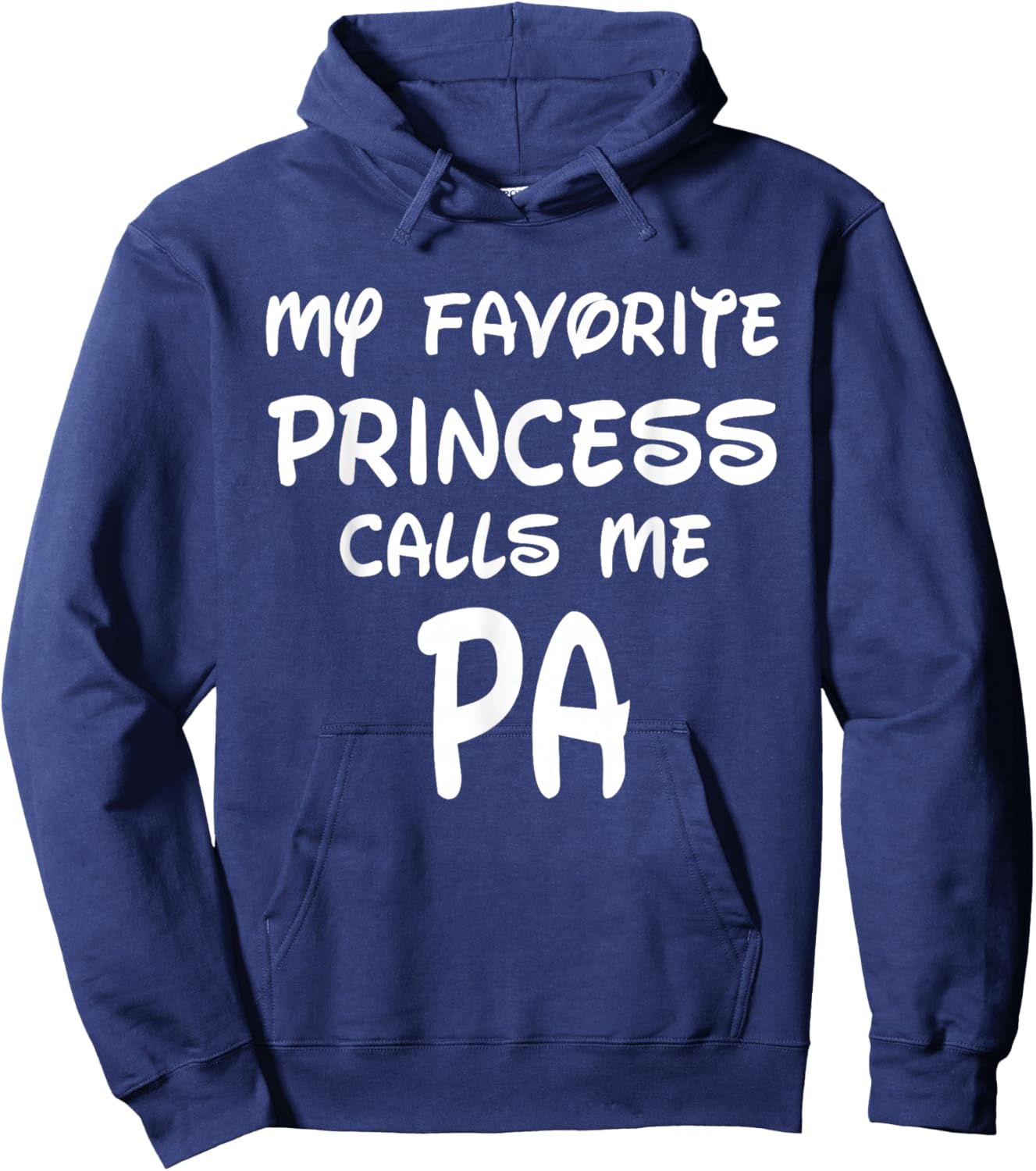 My Favorite Princess Calls Me Pa Vintage Christmas Xmas Hoodie - Hoodie | Navy
