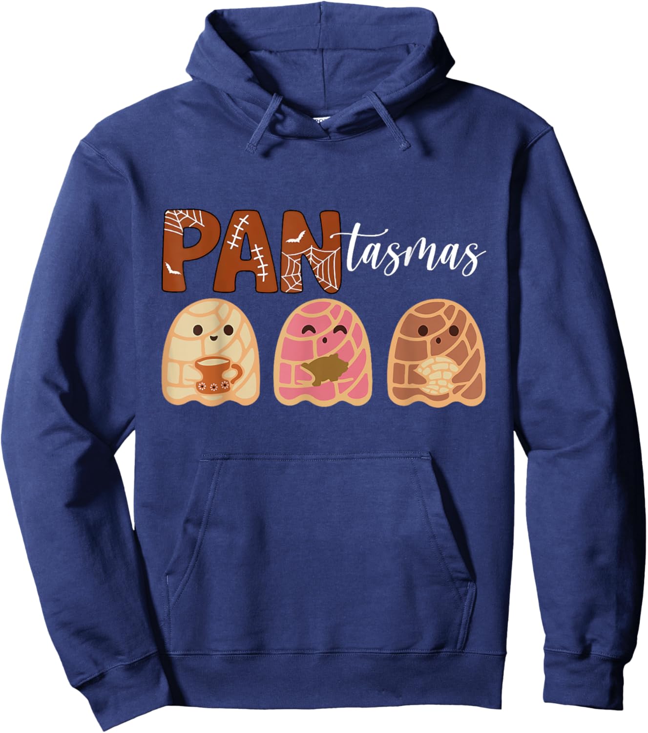 Funny Pantasmas Ghost Funny Spooky Conchas Mexican Ghost Hoodie - Hoodie | Navy