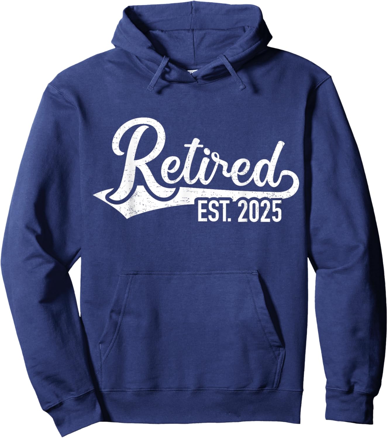 Retired 2025 for Coworker Retirement and Pensioner Hoodie - Hoodie | Navy