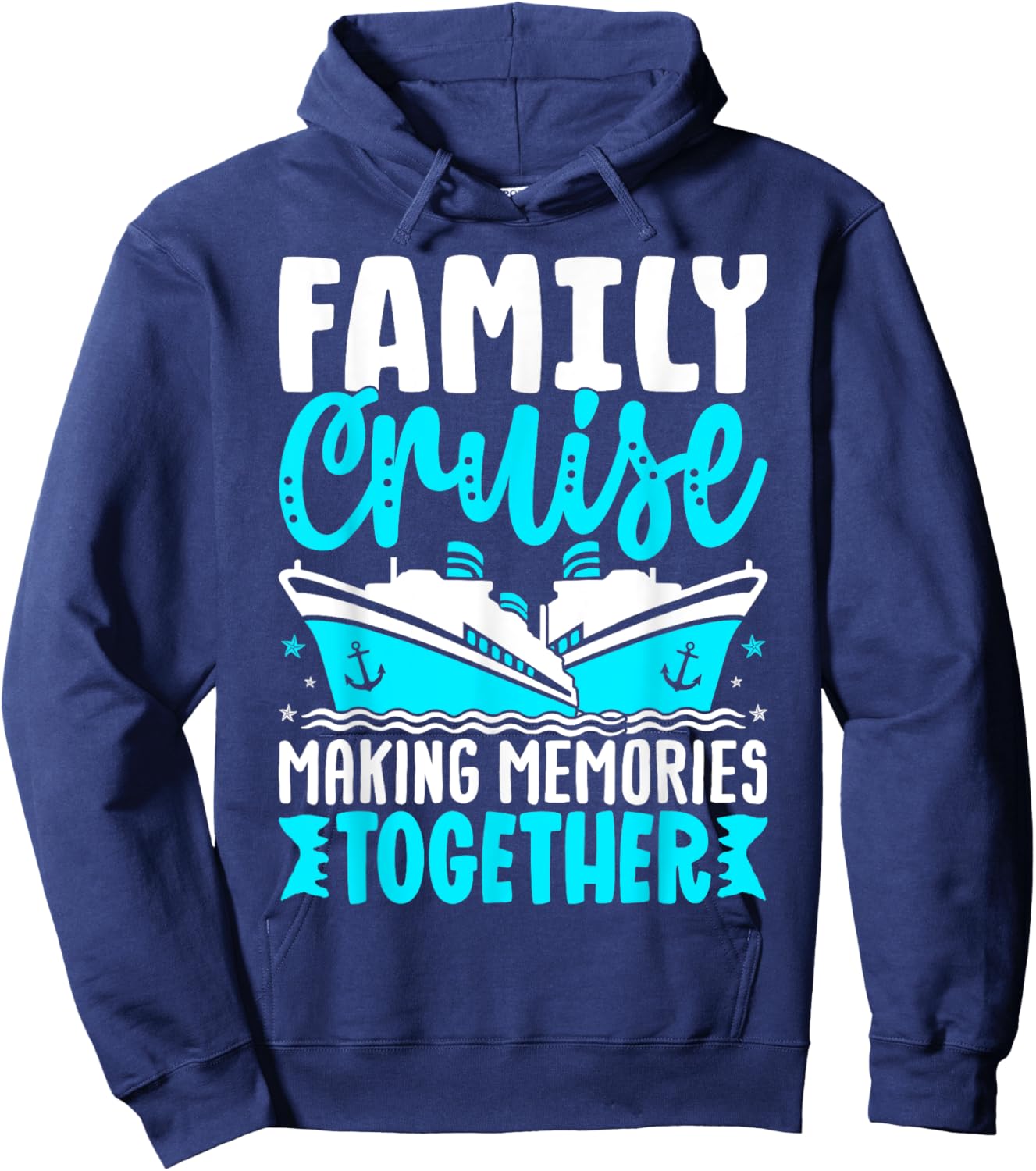 Family Cruise 2025 Family Matching Cruise Vacation Party Hoodie - Hoodie | Navy