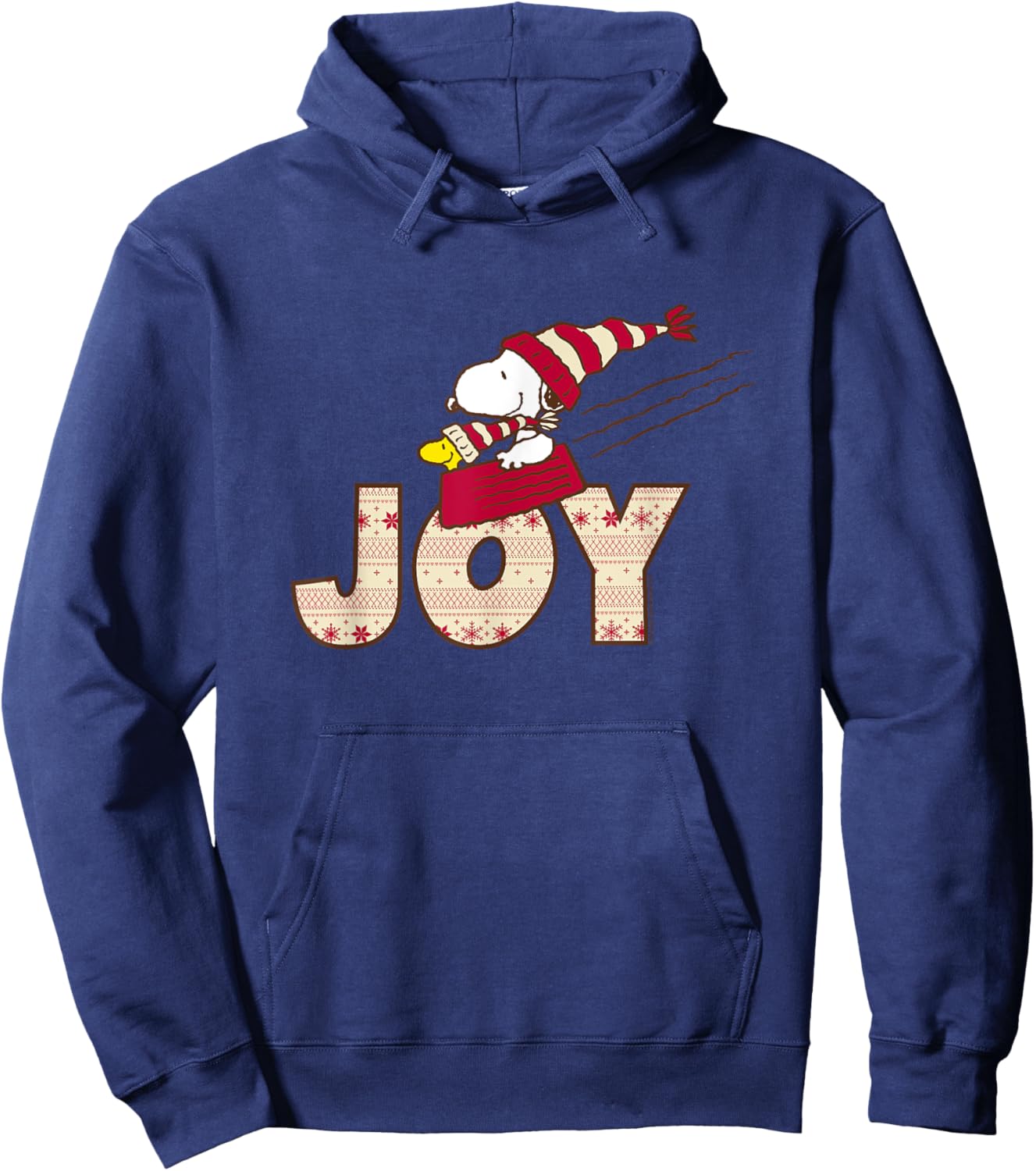 Peanuts Snoopy Christmas Joy Hoodie - Hoodie | Navy