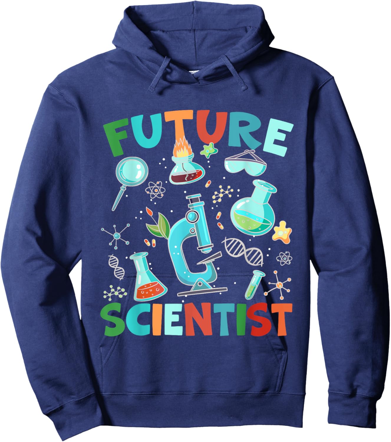 Future Scientist - Student Fair Scientist Boy Girl Science Hoodie - Hoodie | Navy