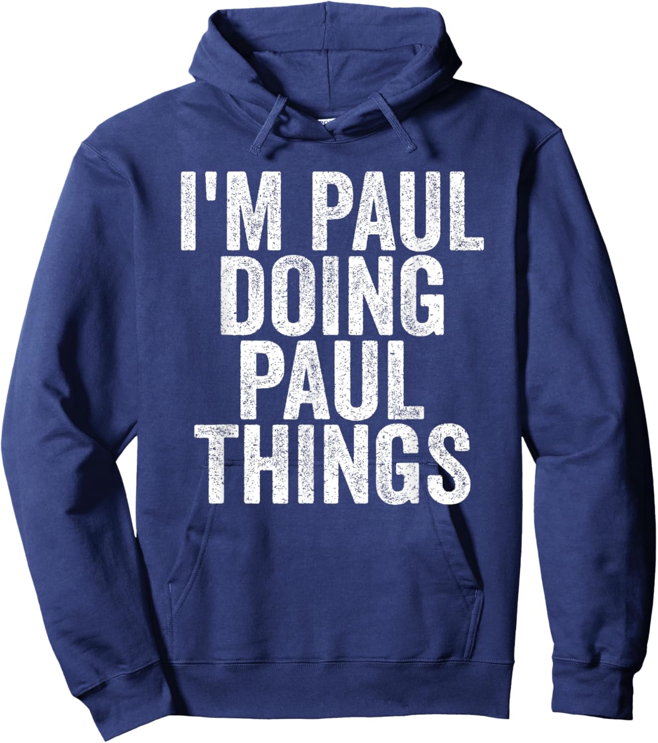 I'm Paul Doing Paul Things Funny Saying -Kids Christmas Hoodie - Hoodie | Navy