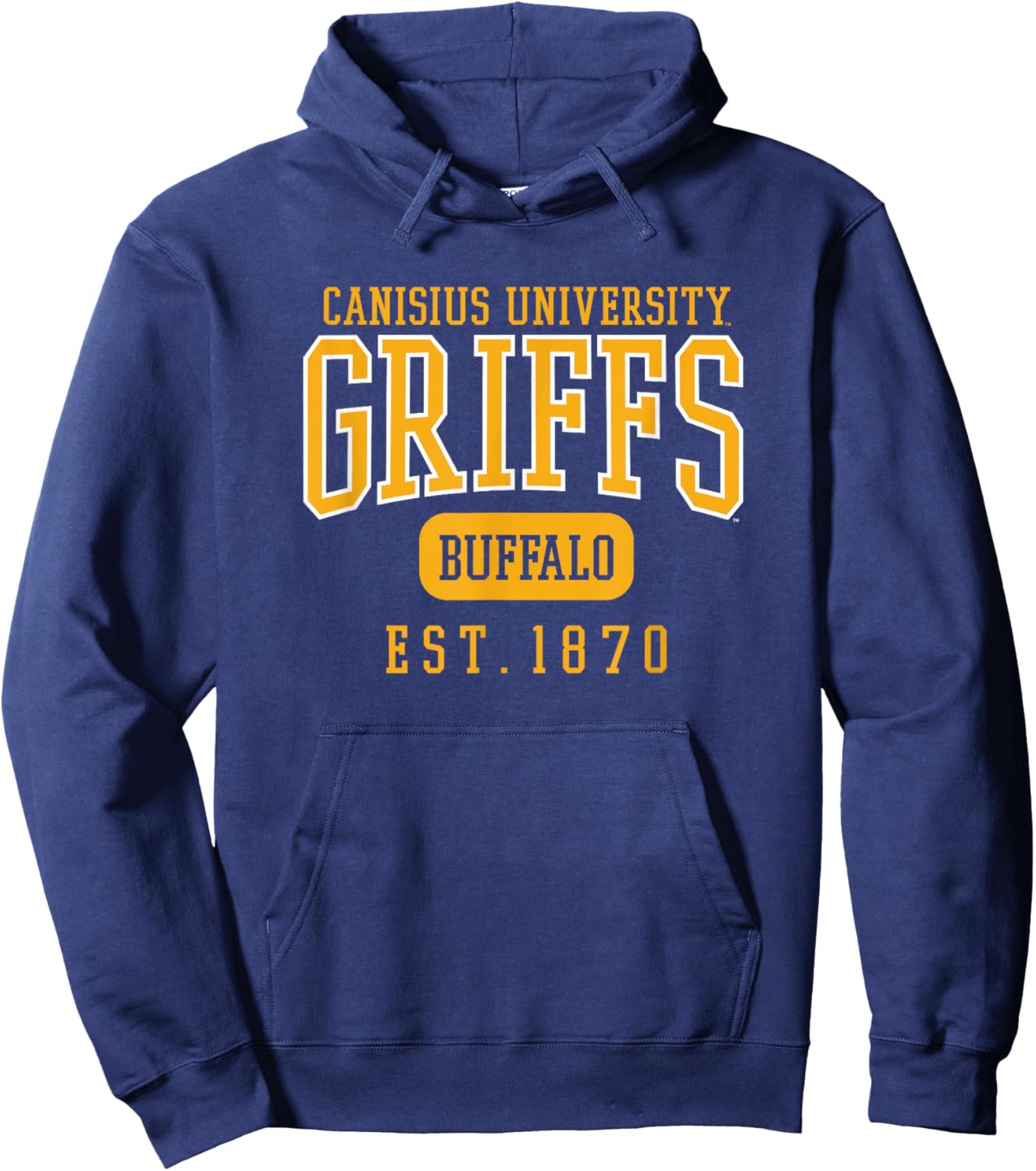 Canisius University Golden Griffins Est. Date Hoodie - Hoodie | Navy
