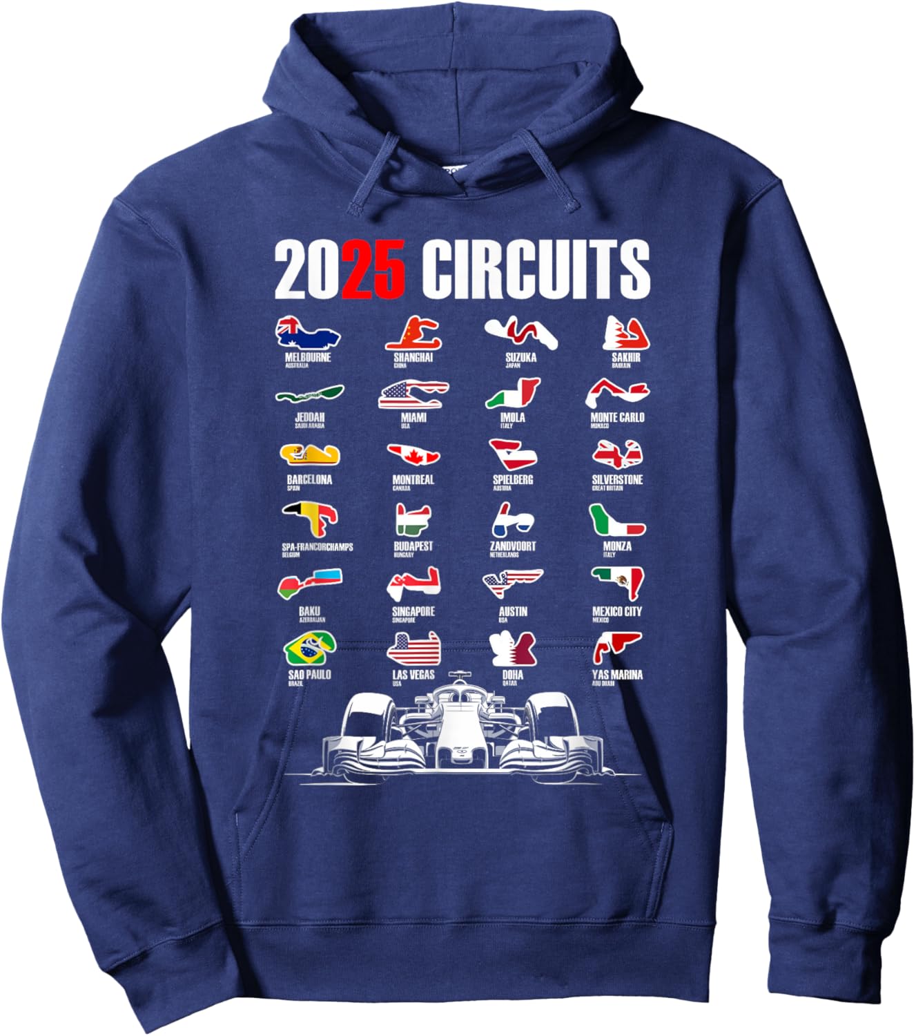 Racing Country Pit Crew Costume Car Auto Car Race Hoodie - Hoodie | Navy