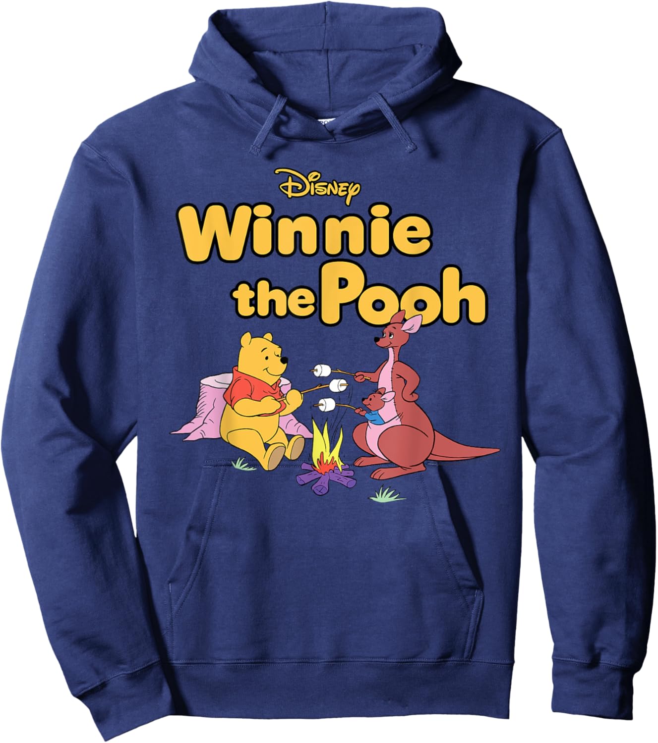 Disney Winnie the Pooh Kanga and Roo Camping Marshmallows Hoodie - Hoodie | Navy