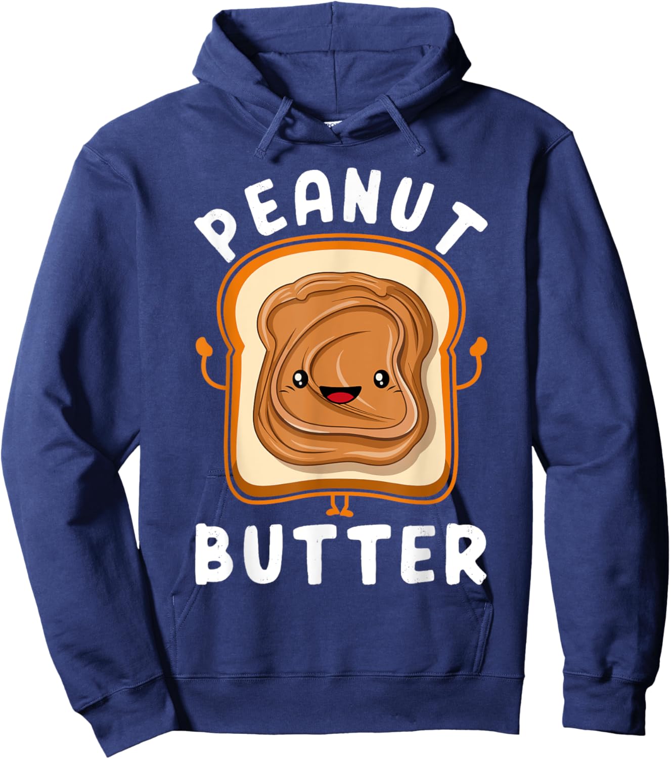 Kawaii Peanut Butter Jelly PB&J Halloween Matching Twins BFF Hoodie - Hoodie | Navy